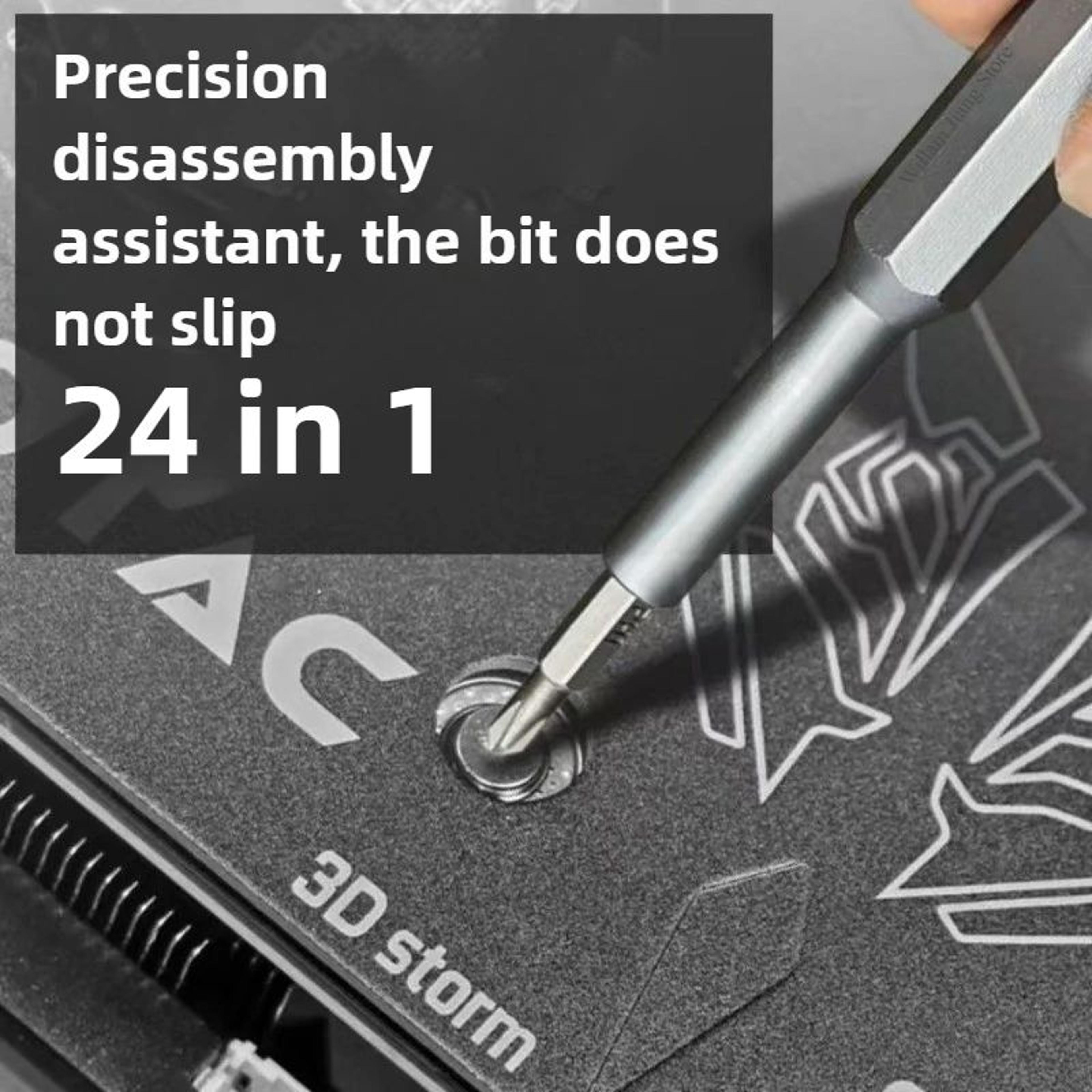 MultiFunctional Mobile And Laptop Repair Tool Kit  Precision Bit Screwdriver Set With Dust Removal  1