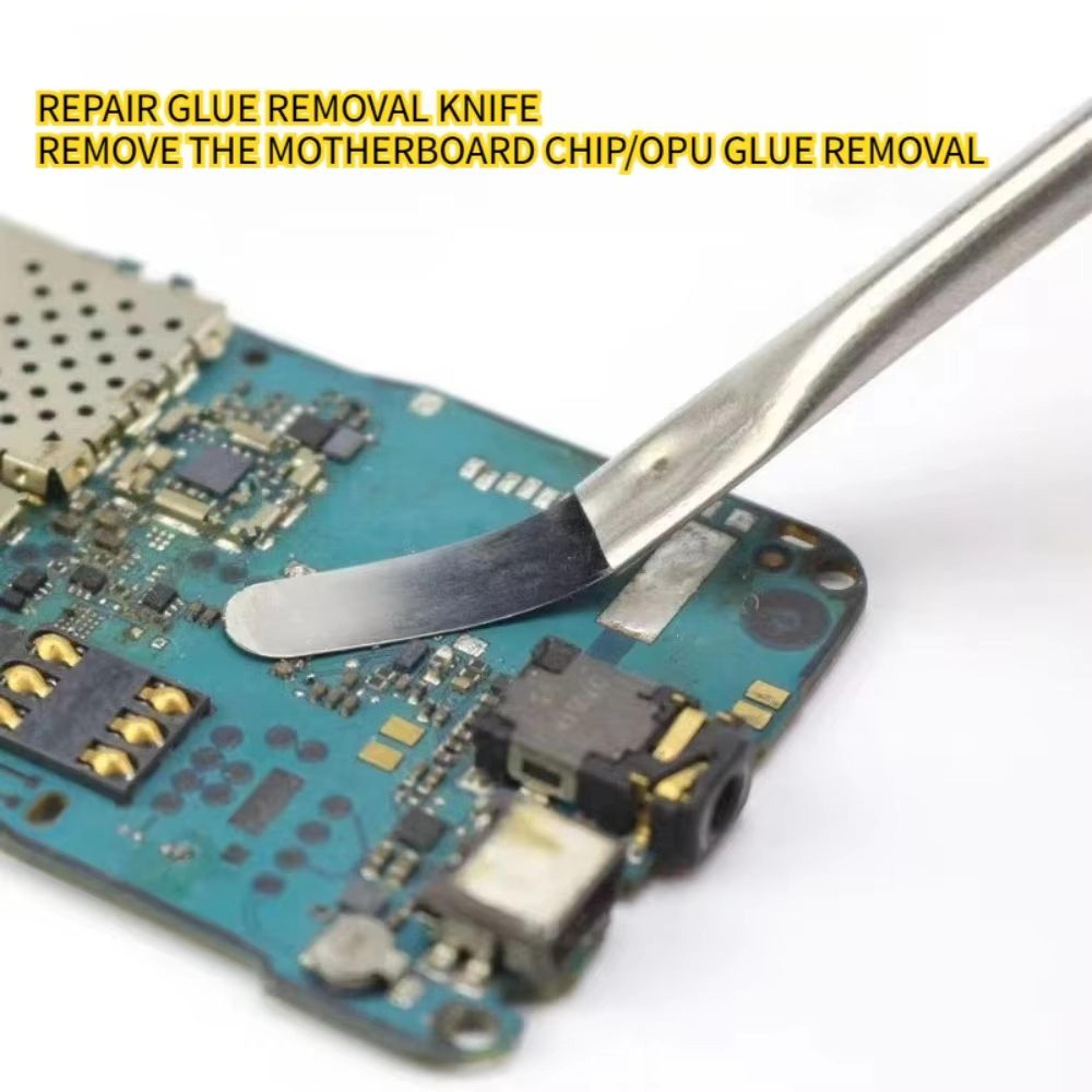 4in1 IC Chip Repair Tool Set With Thin CPU Metal Removers And Burin Blades For Phone And Computer R 0