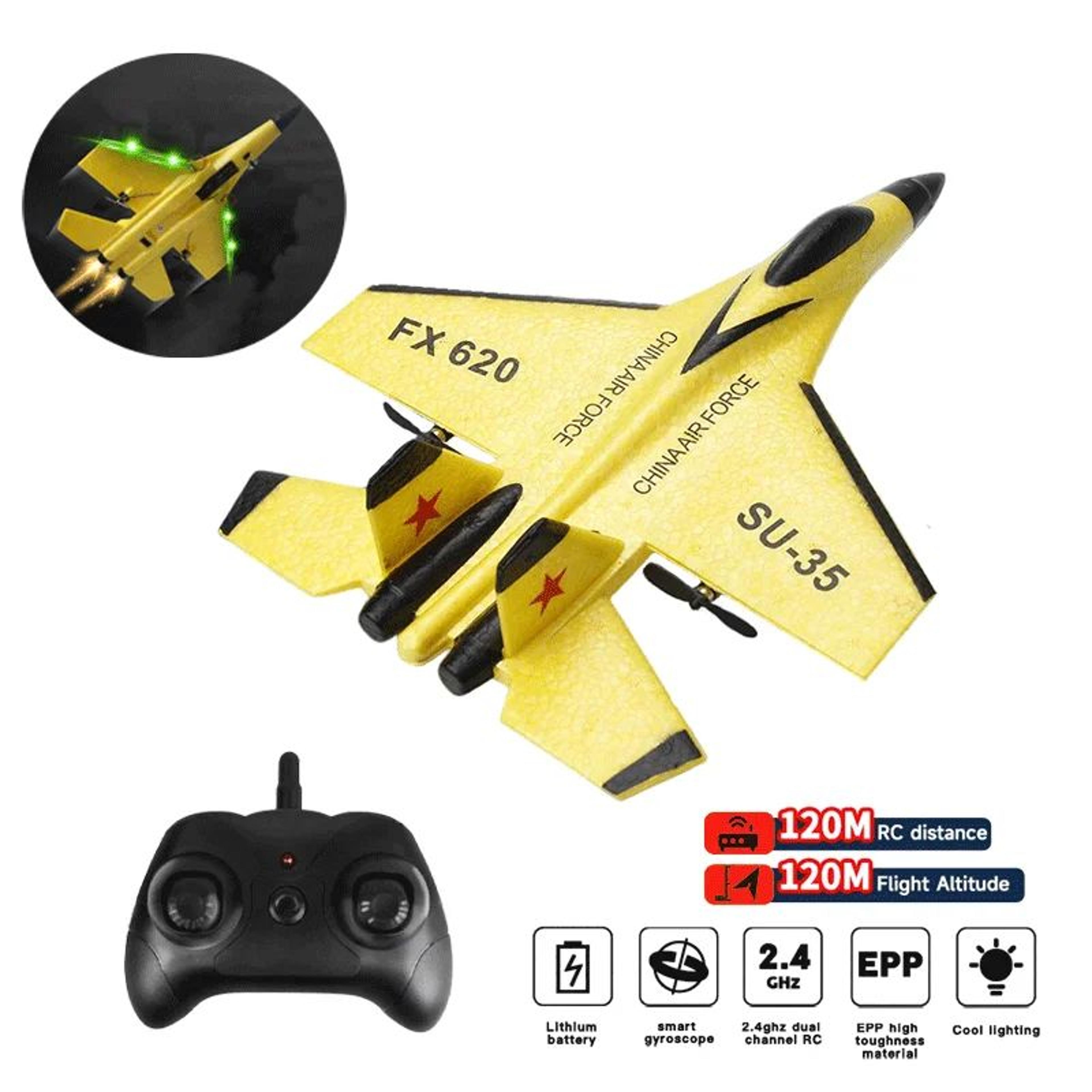RC SU35 Foam Fighter Plane  24G Remote Control RC Glider Aircraft 0