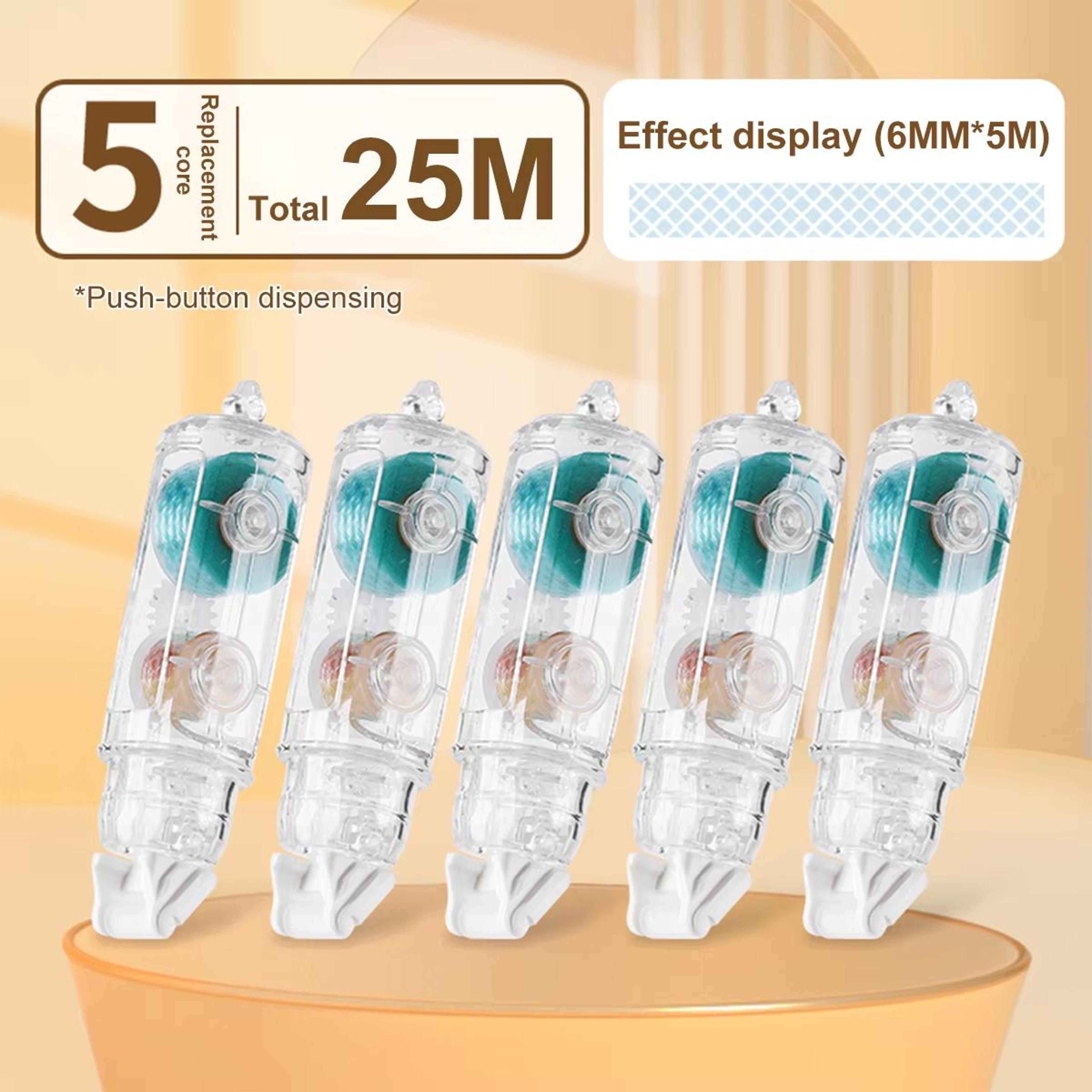 MultiPack Transparent Dot Glue Tape Set With Replaceable DoubleSided Refills 19