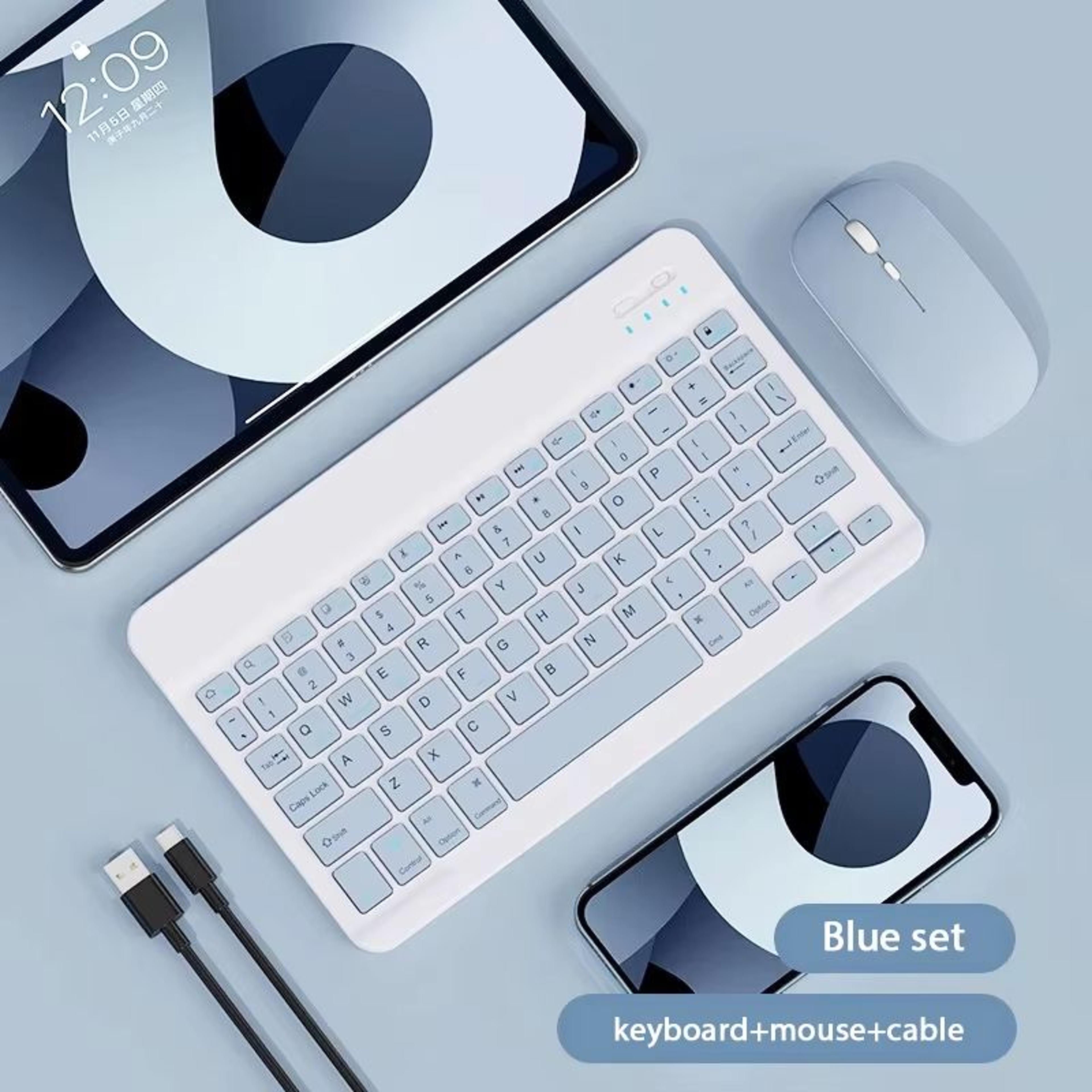 10in Magnetic Tablet Keyboard With Bluetooth Rechargeable Design For IPad And Tablets 17