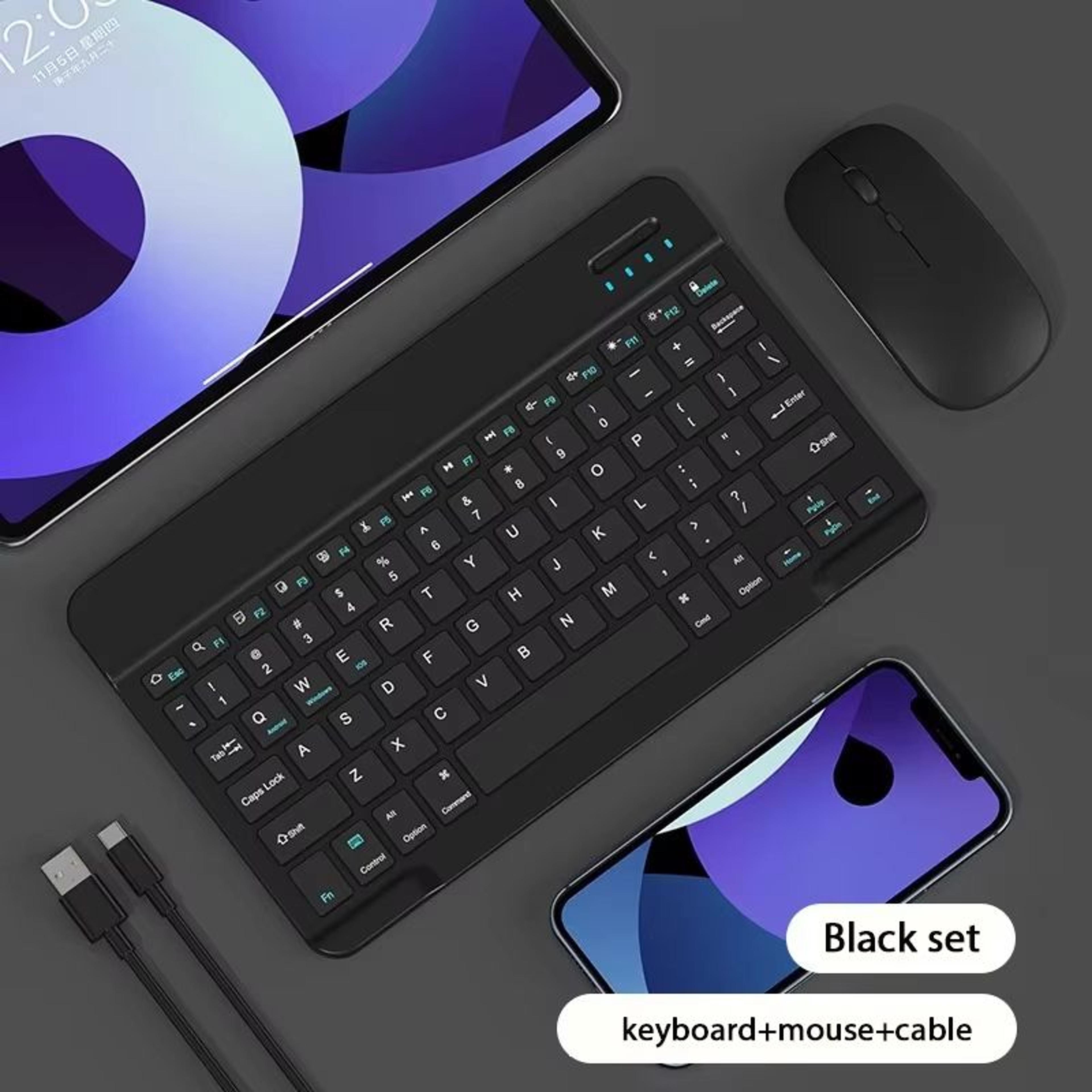 10in Magnetic Tablet Keyboard With Bluetooth Rechargeable Design For IPad And Tablets 19
