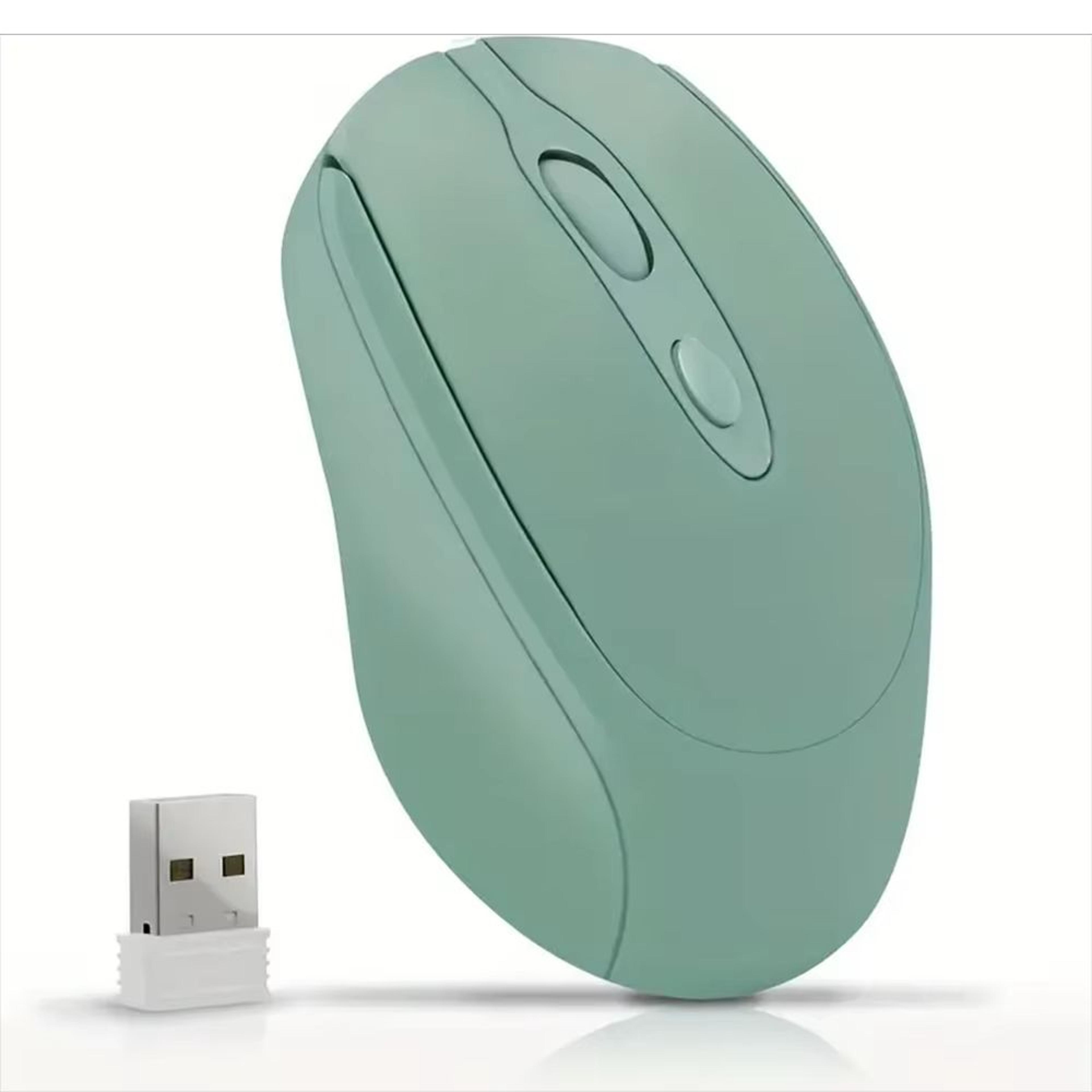 Dual Mode Wireless Mouse With Bluetooth And 24G USB Rechargeable Silent Click For PC MacBook Laptop 8