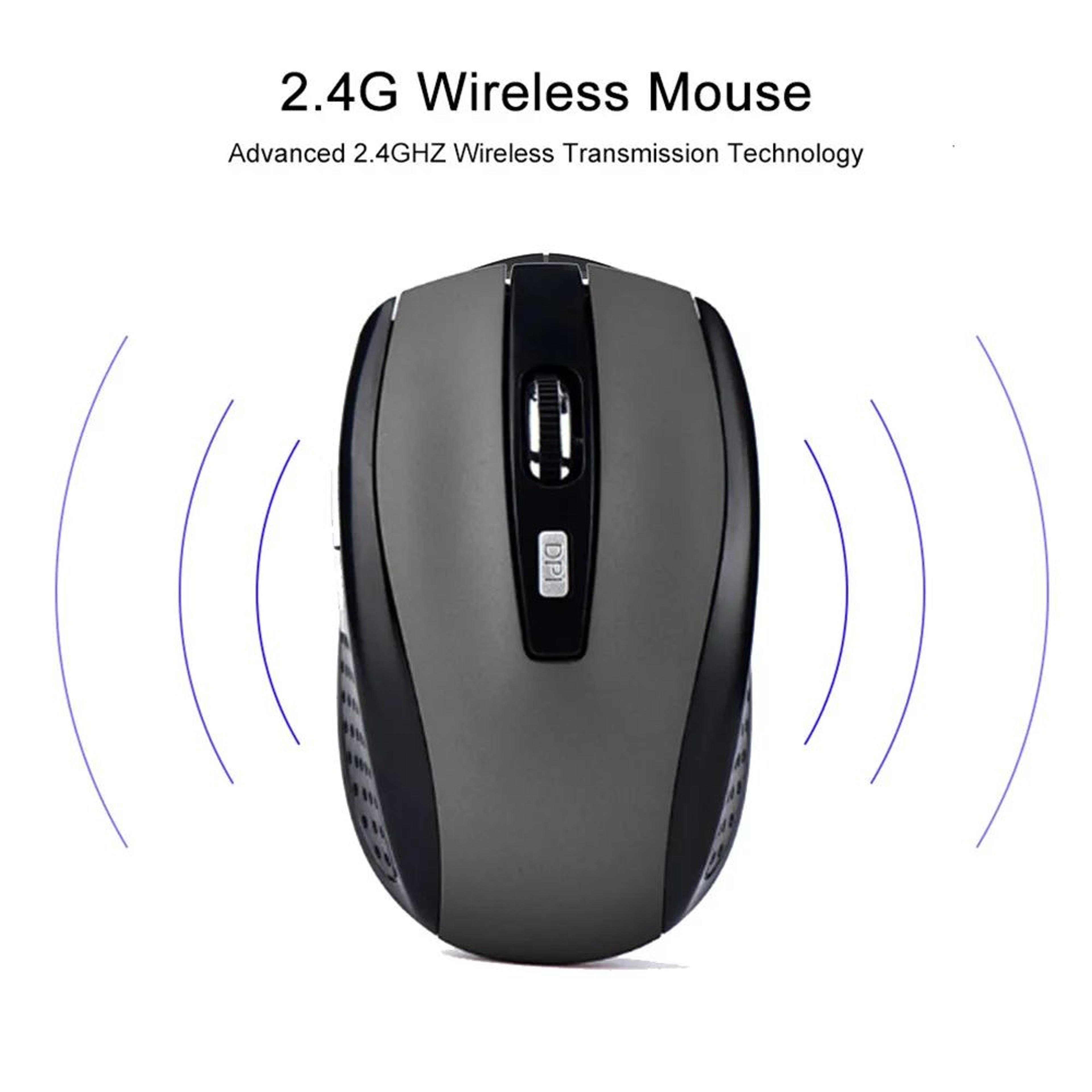 Slim 24G Wireless Mouse With Silent Click And 1600 DPI Control For MacBook PC And Laptop 3