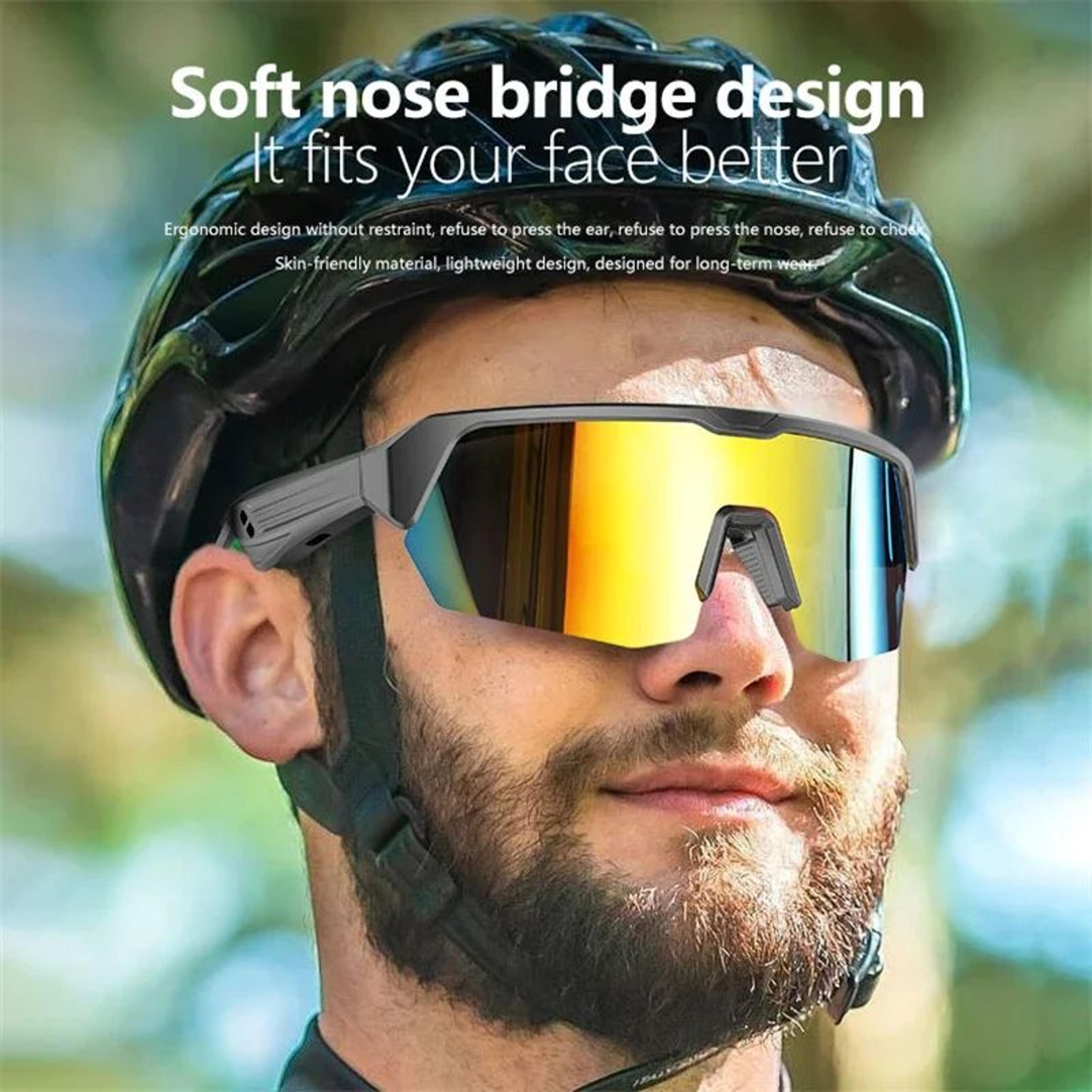 Bluetooth Smart Glasses With Audio Call Music Playback And Remote Touch Controls For Cycling Sports 1