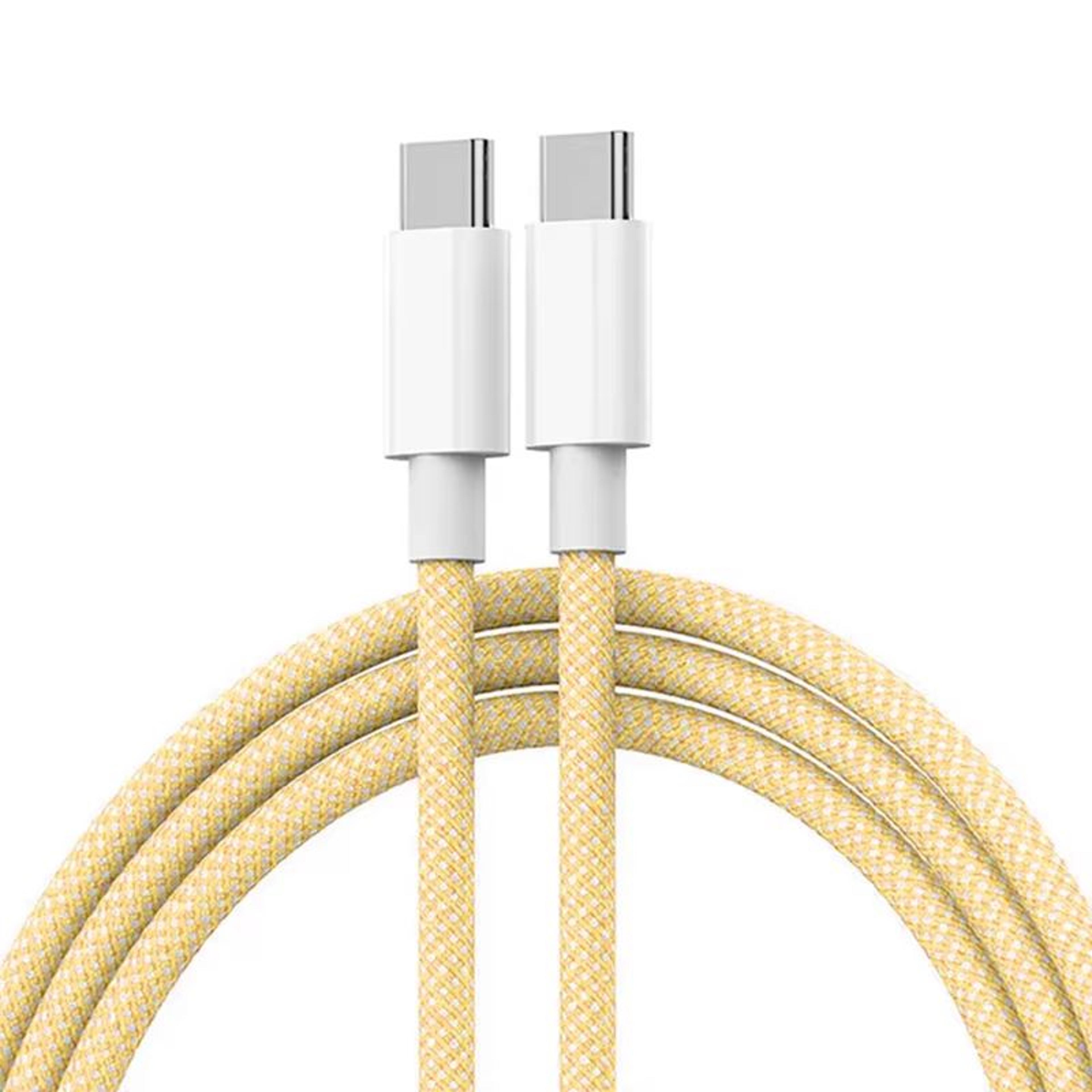PD 60W USB C To USB C Braided Fast Charging Cable For IPhone 15 And Android 11