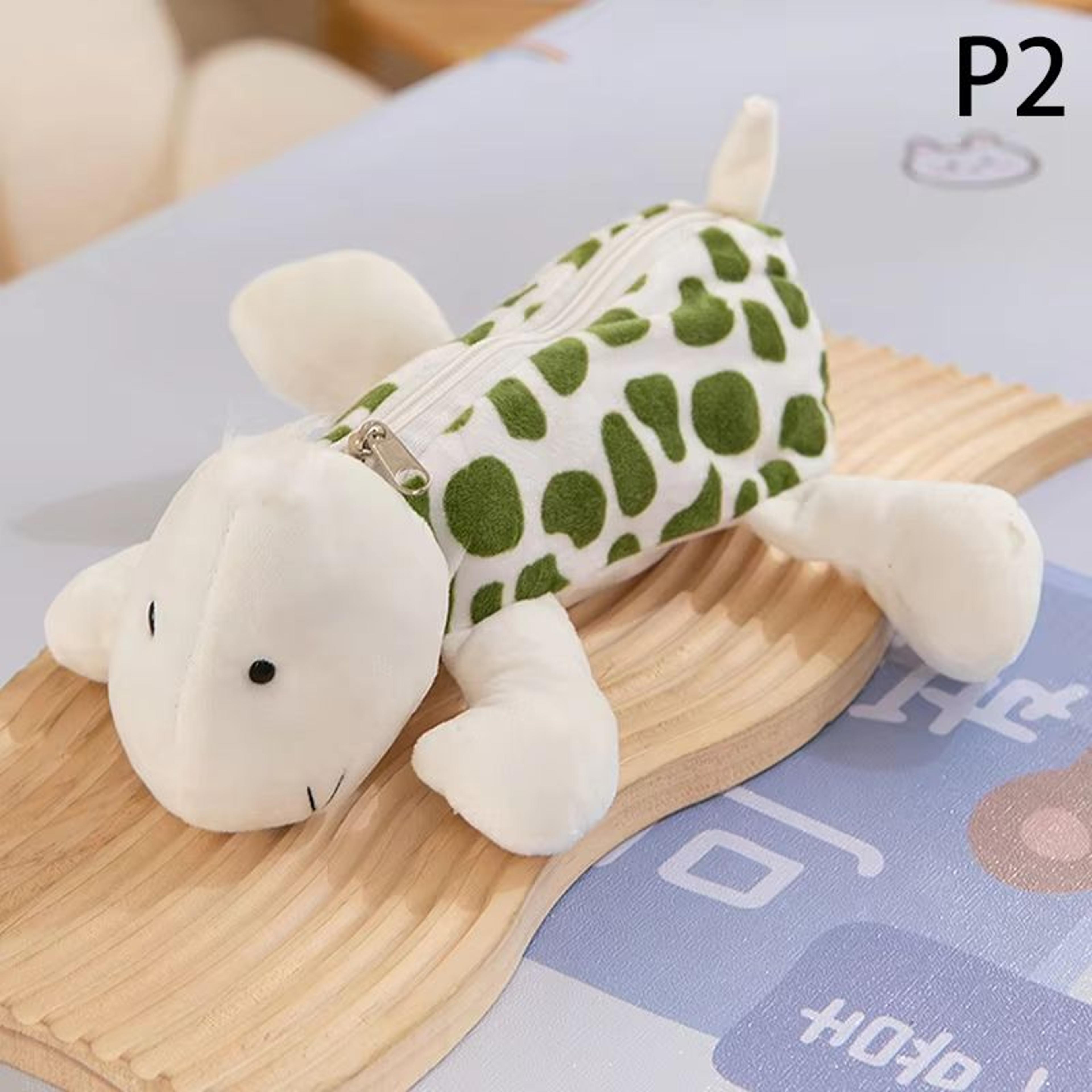 Cute Cartoon Animal Plush Pencil Case For Kids Large Capacity Pencil Case School Stationery Organiz 8