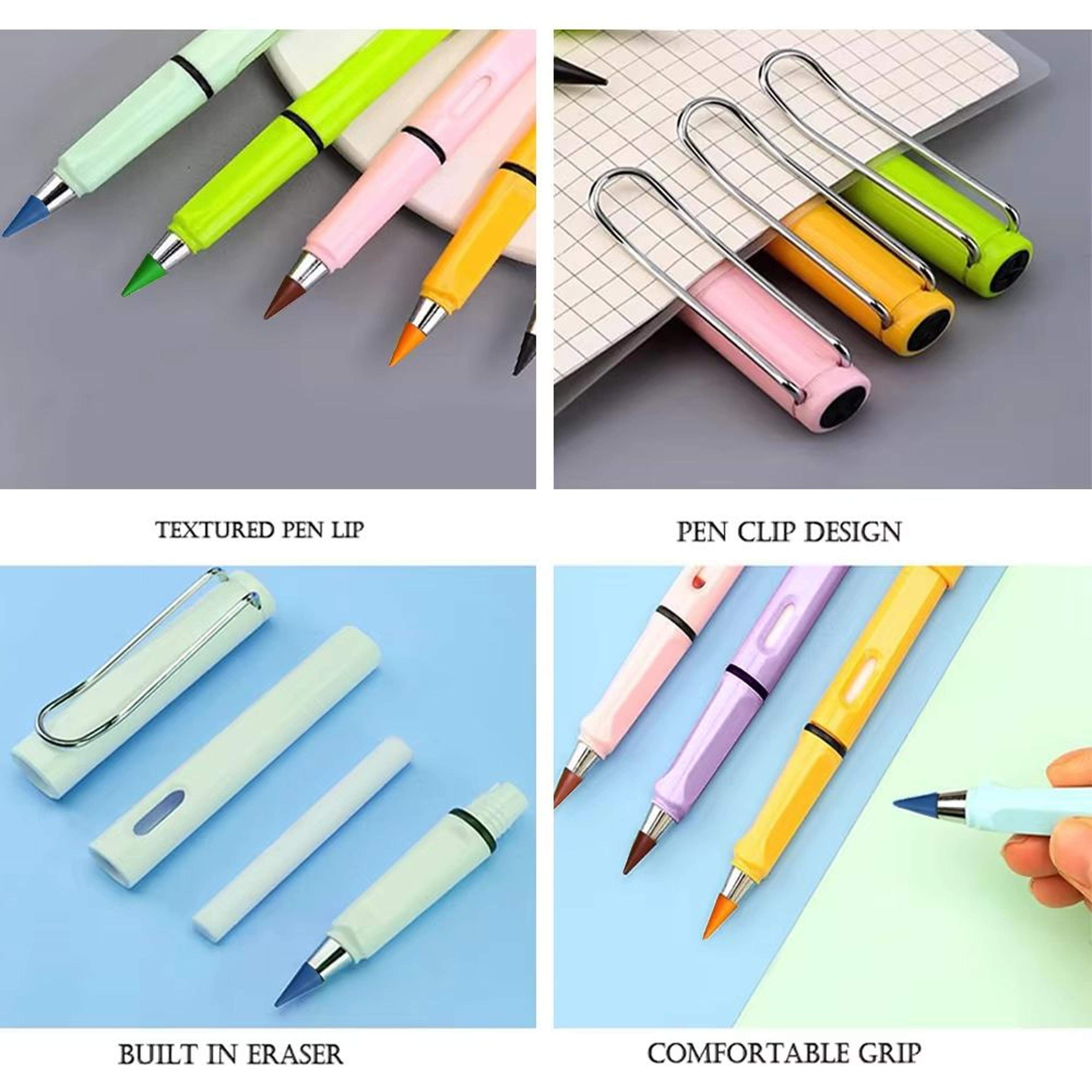 12pcs Color Eternal Pencils Replaceable Head Eco Friendly Magic Pencil Set For Students 5