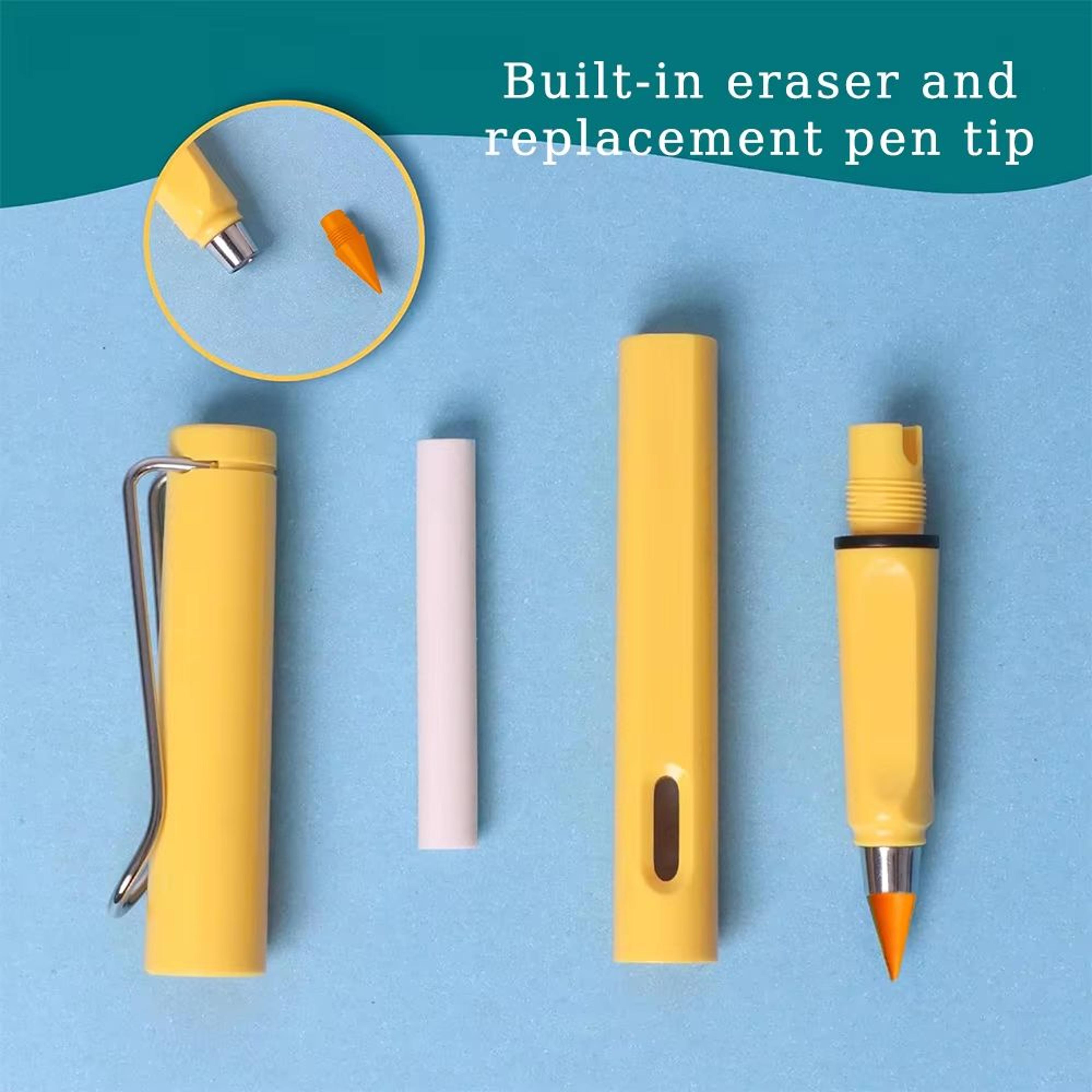 12pcs Color Eternal Pencil Set Replaceable Head Magic Pencil Eco Friendly Student Writing And Drawi 3