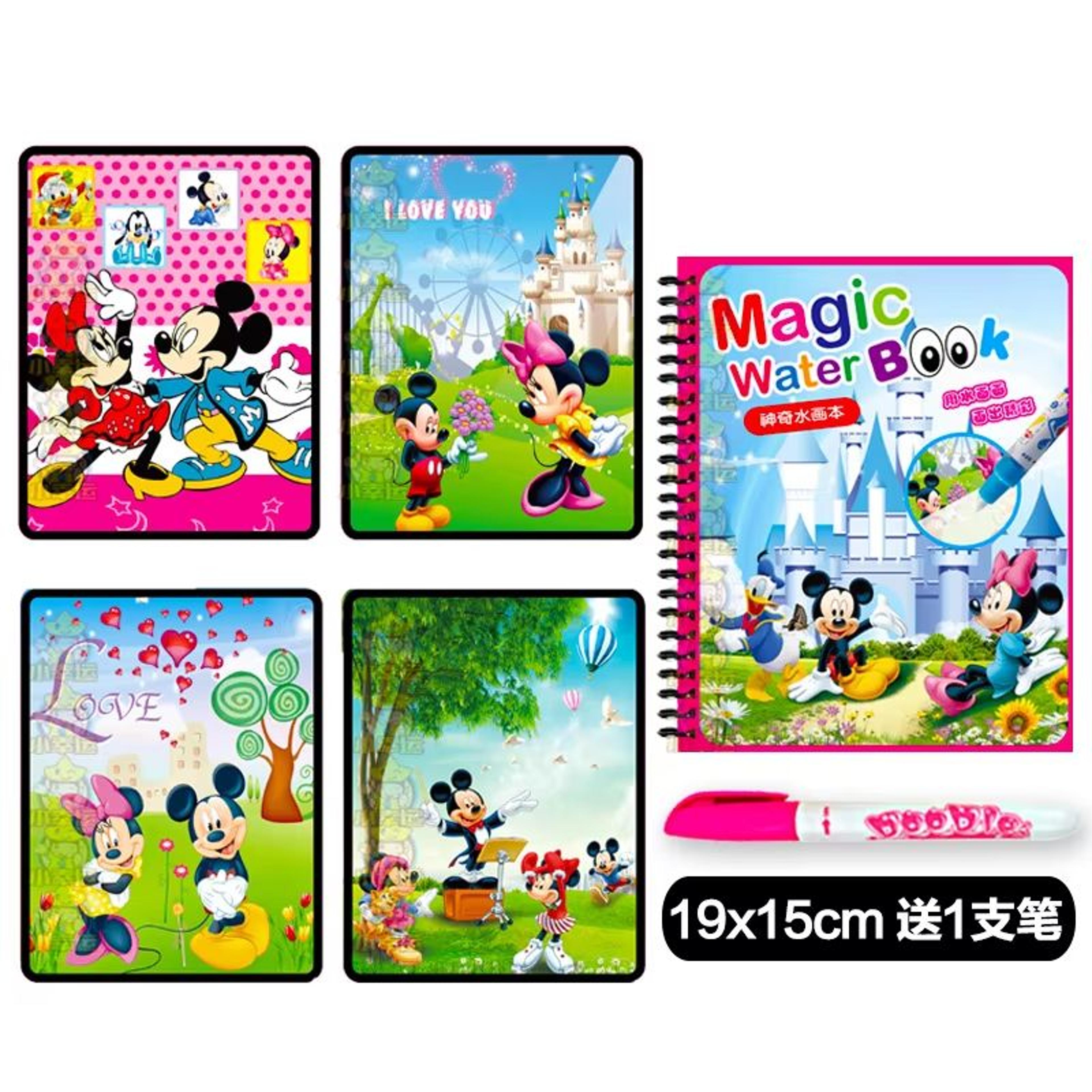 Disney Frozen Magic Water Coloring Book Reusable Princess Water Painting Set For Kids 9