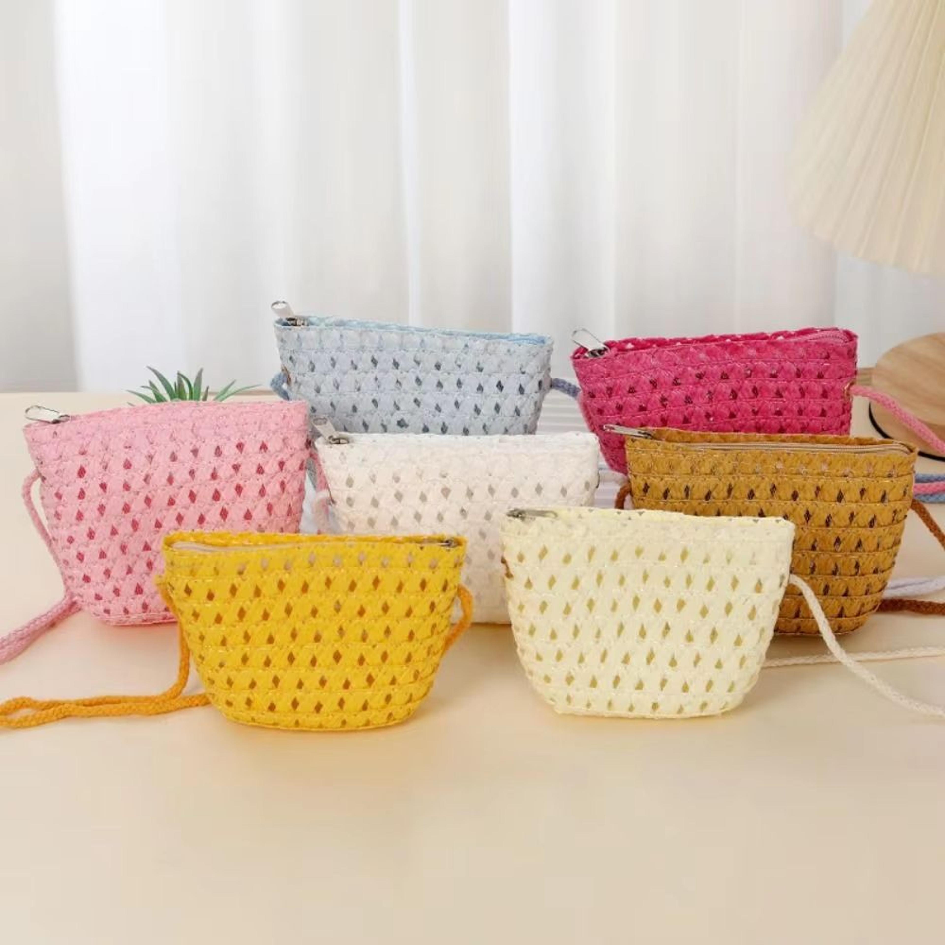 Mini Handwoven Straw Crossbody Bag For Women And Girls 1
