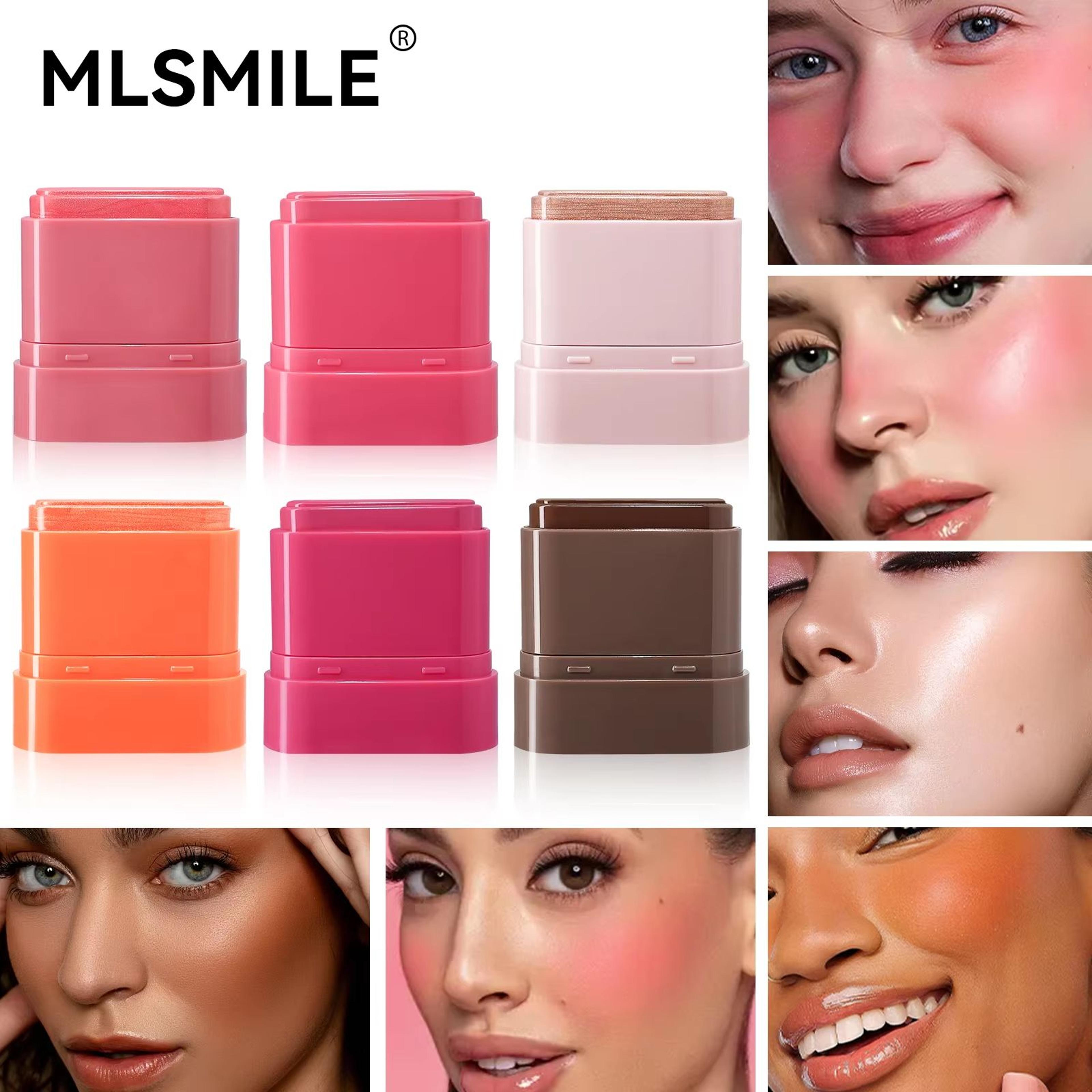 2 In 1 Lip And Cheek Blush Stick Fruit Tint Cream Blush And Lipstick Makeup Stick 1