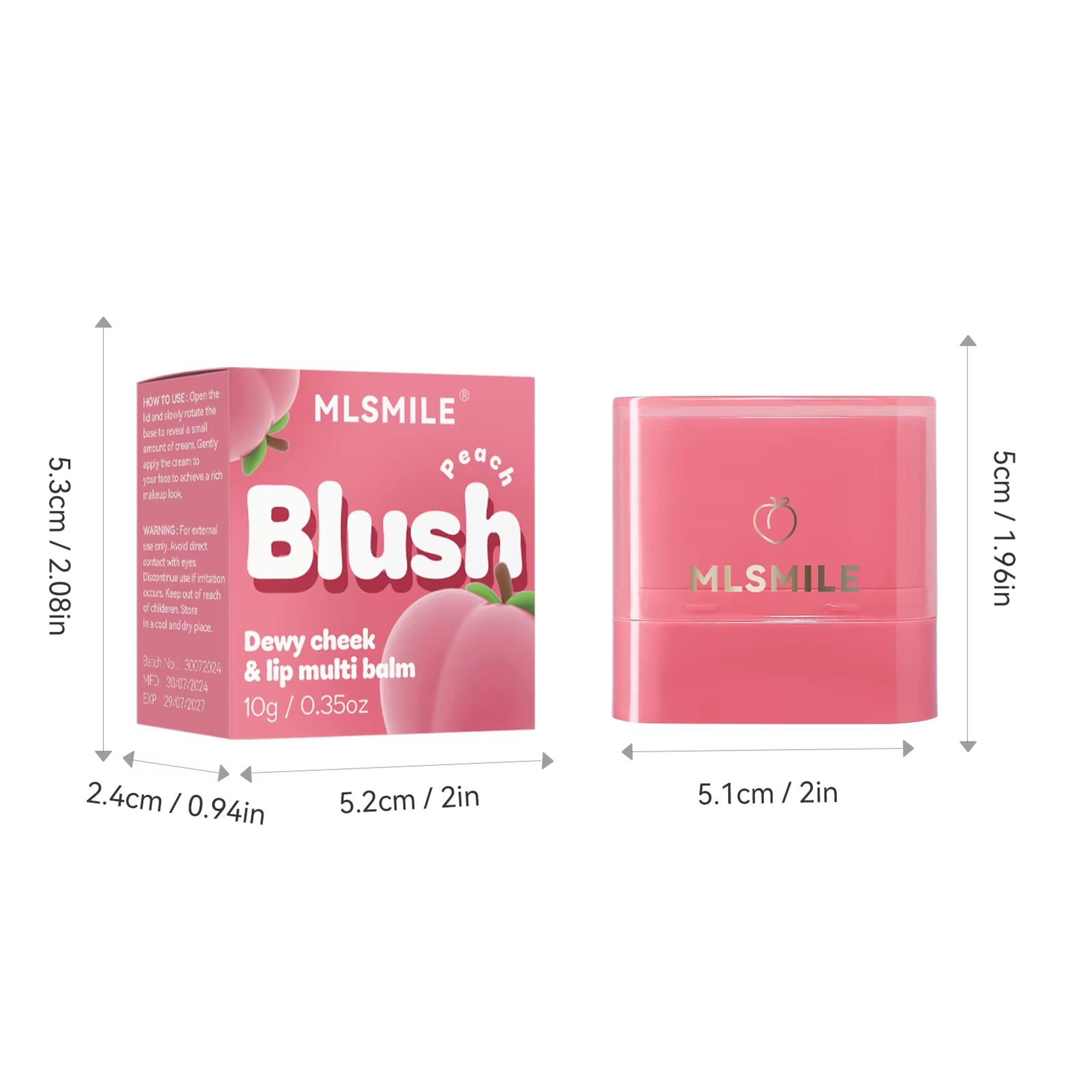 2 In 1 Lip And Cheek Blush Stick Fruit Tint Cream Blush And Lipstick Makeup Stick 5