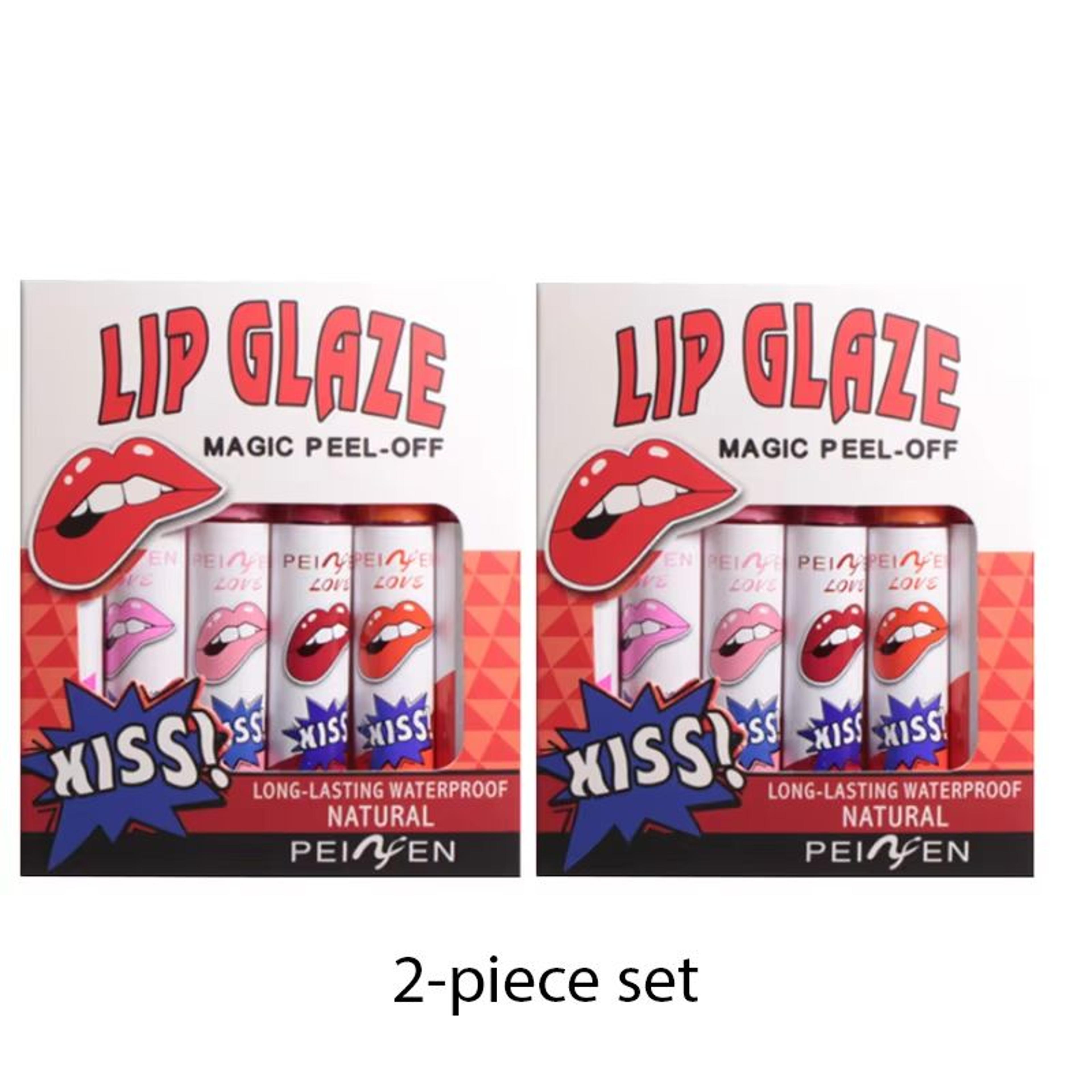Peel Off Lip Stain Gloss Long Lasting Waterproof Liquid Lip Tint Non Stick Cup Lip Glaze 7