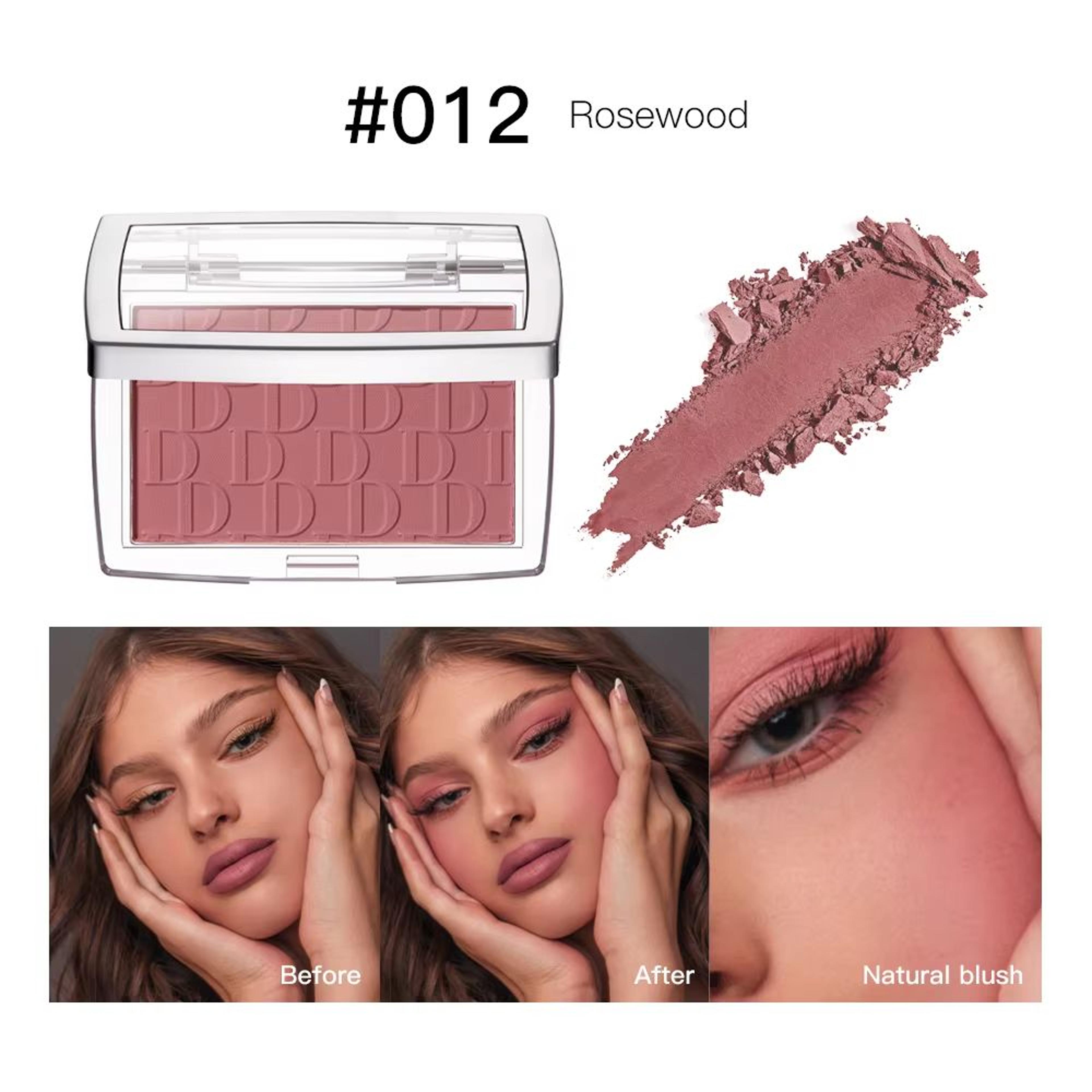 Soft Matte Blush Powder Waterproof Natural Cheek Tint Blush Long Lasting Face Brightening Rouge 10