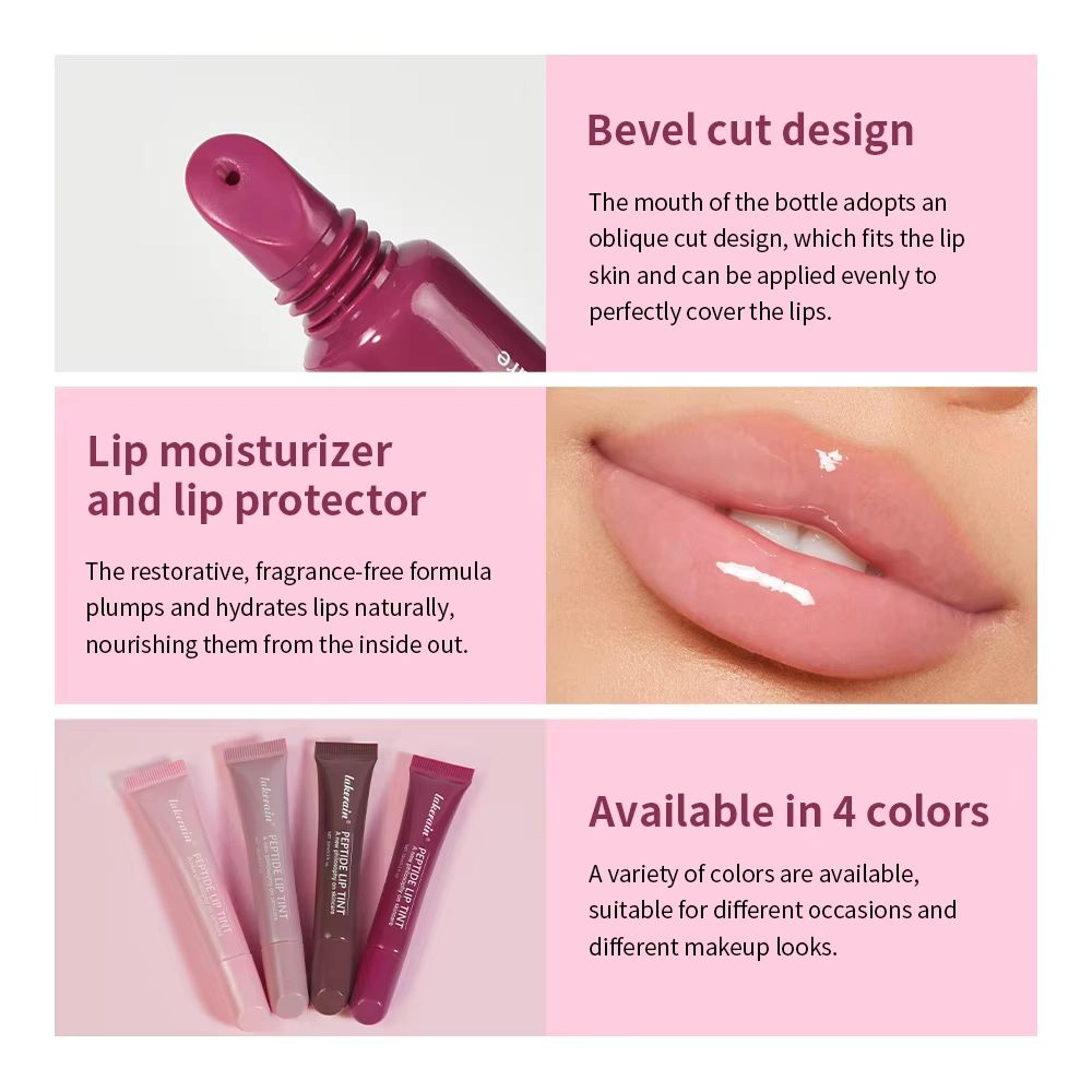 Phone Case Lip Gloss Set Long Lasting Transparent Lip Gloss Moisturizing Lip Glaze With Phone Case  1