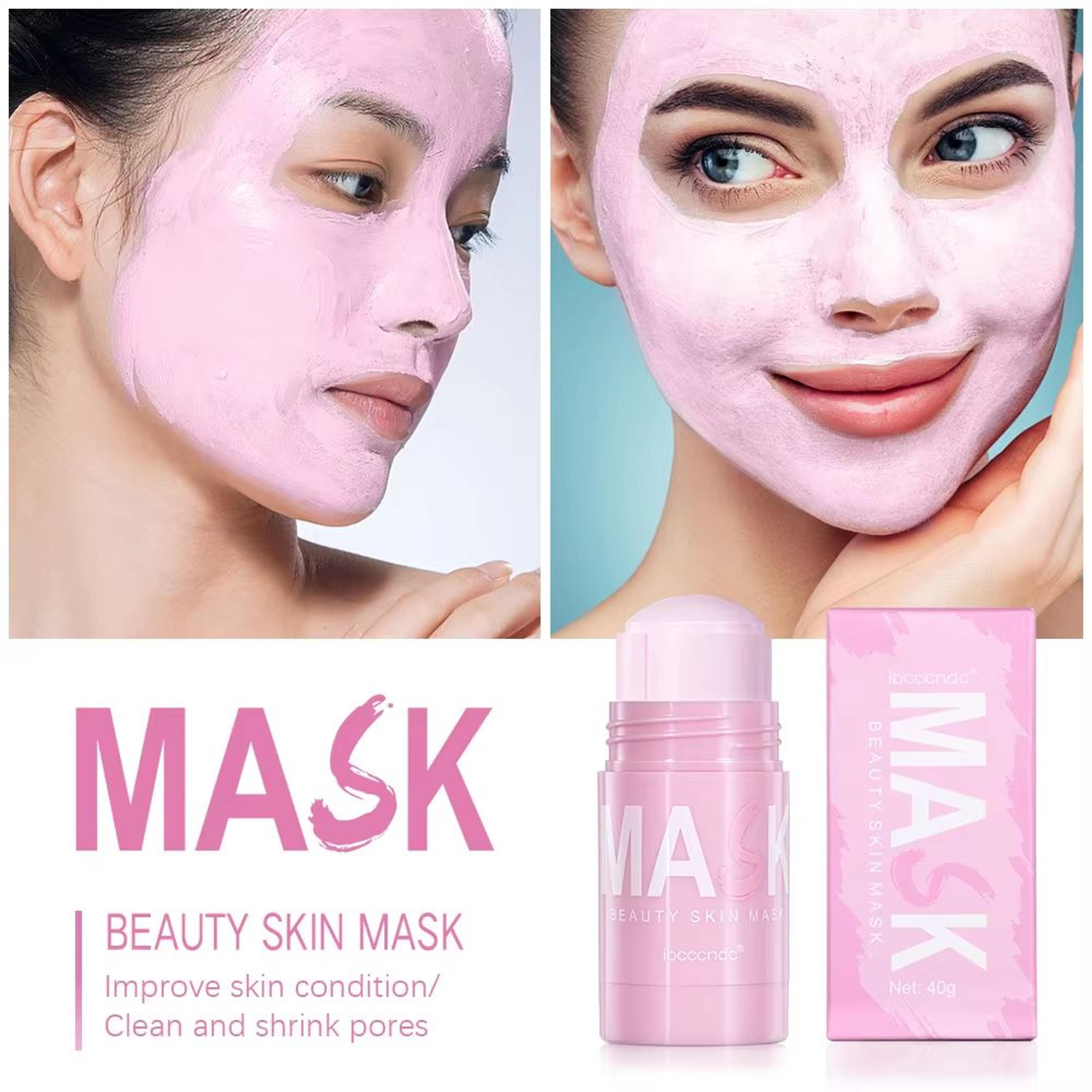 Green Tea Cleansing Mask Stick Deep Pore Green Tea Face Mask Oil Control Moisturizing Blackhead Car 1