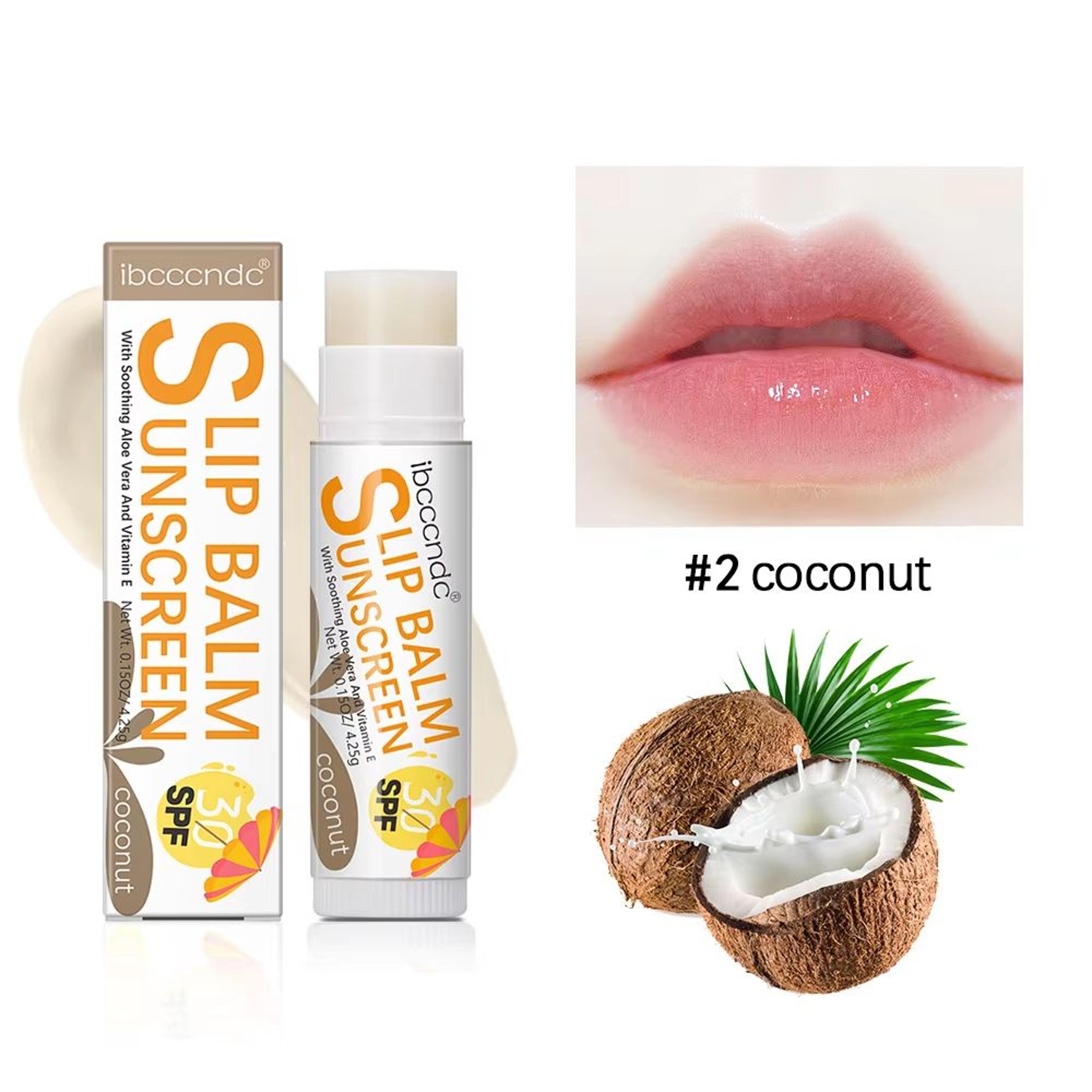 SunShield SPF 30 Lip Balm  Hydrating Sunscreen Lip Balm With UVA Protection Lip Care Watermelon Coc 7