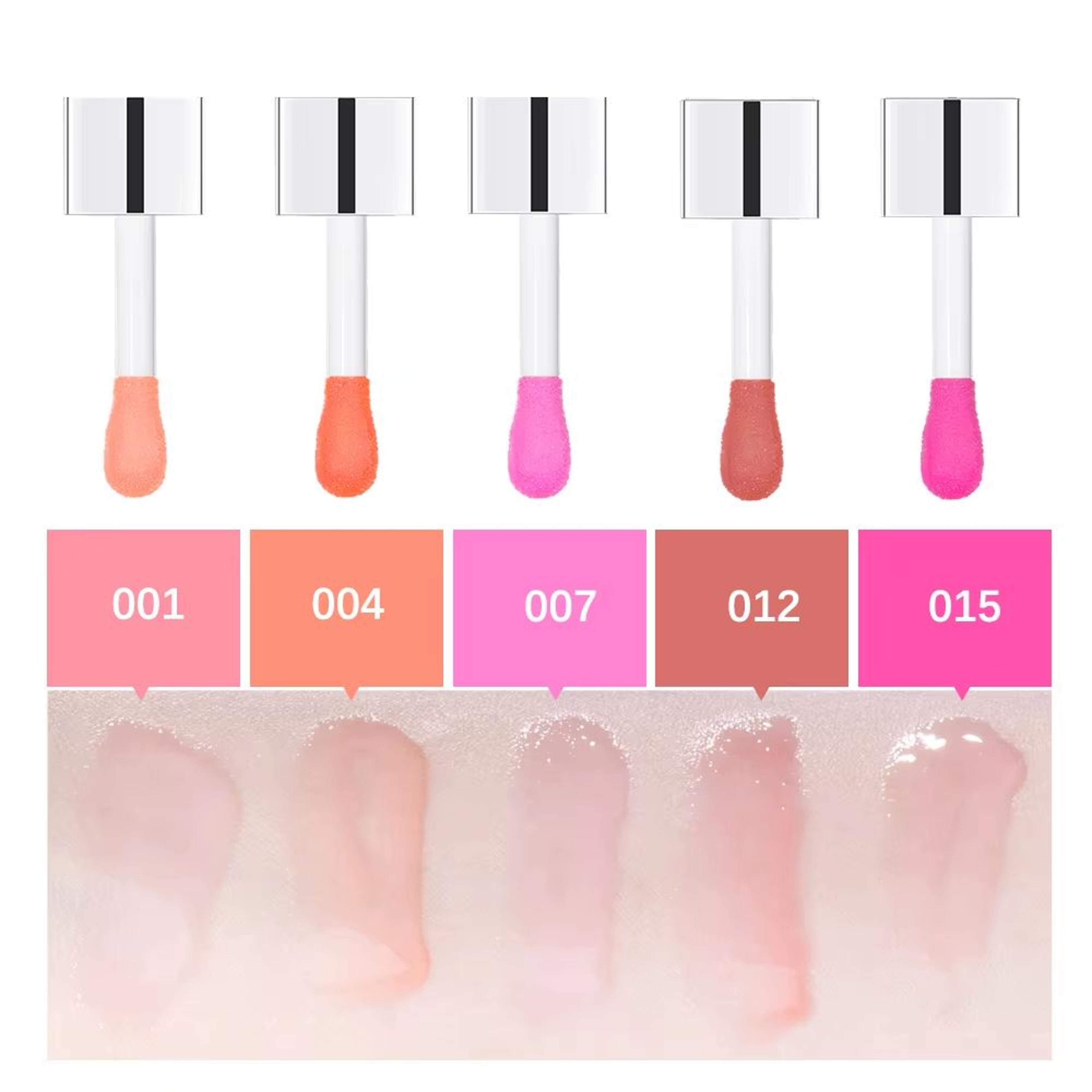 CrystalGlow Lip Oil Gloss  Hydrating Plumping Lip Oil With Jelly Tint 6ml 5