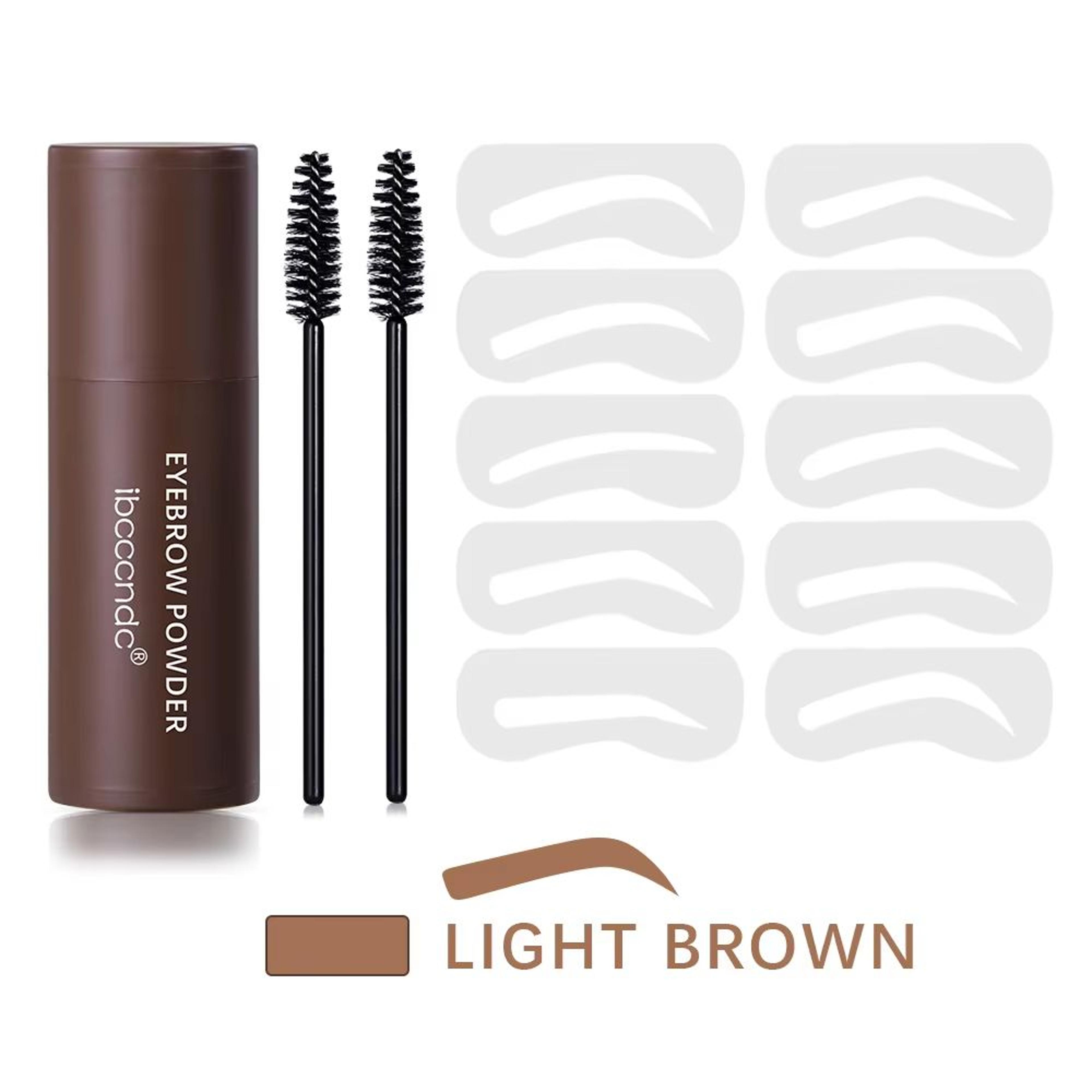 BrowPerfect Eyebrow Stamp Kit  Waterproof Brow Stamp Shaping Kit With Natural Eyebrow Stamp Powder  2