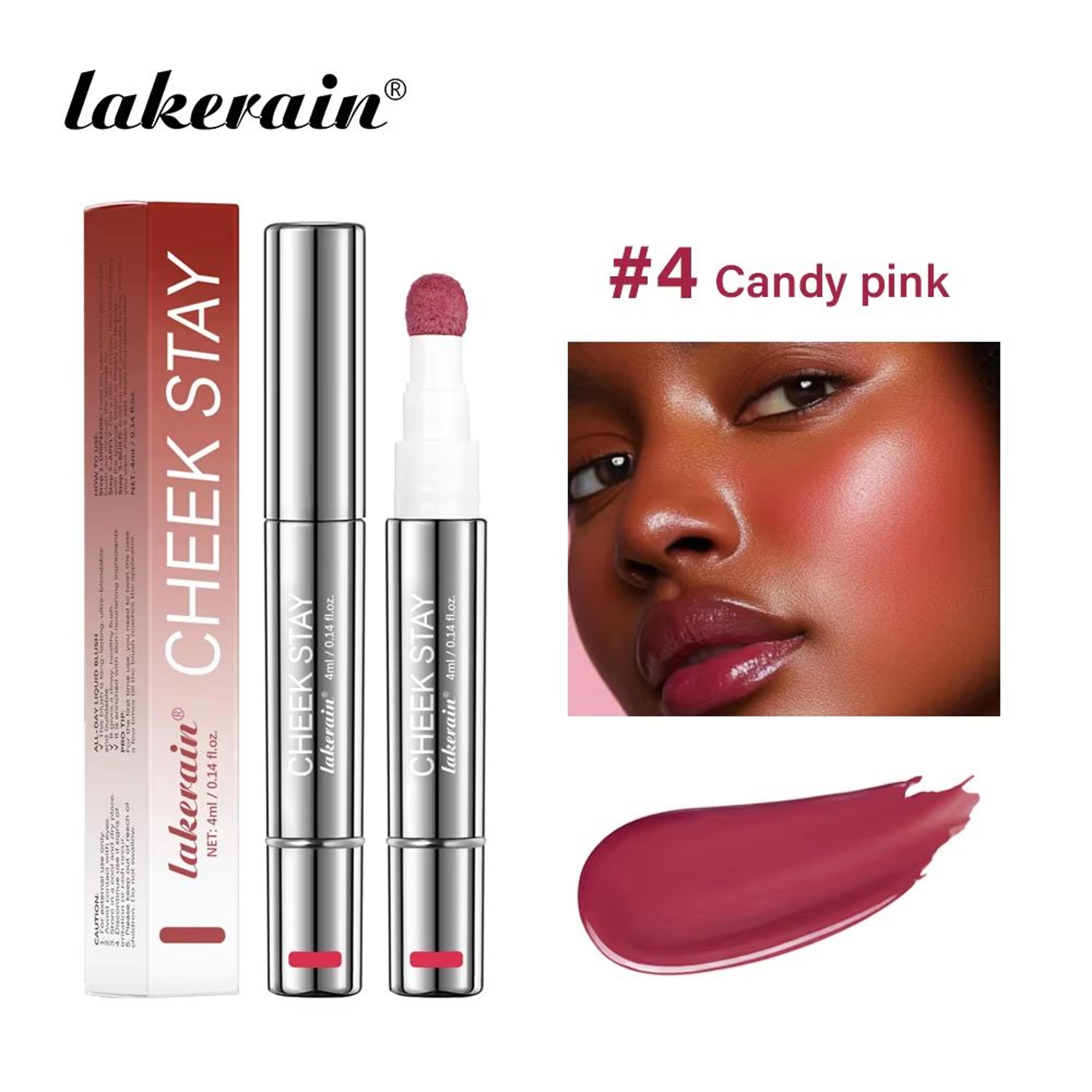 BloomFlush Liquid Blush Stain  Long Lasting Liquid Blush With Sponge Applicator For Natural Cheek G 9