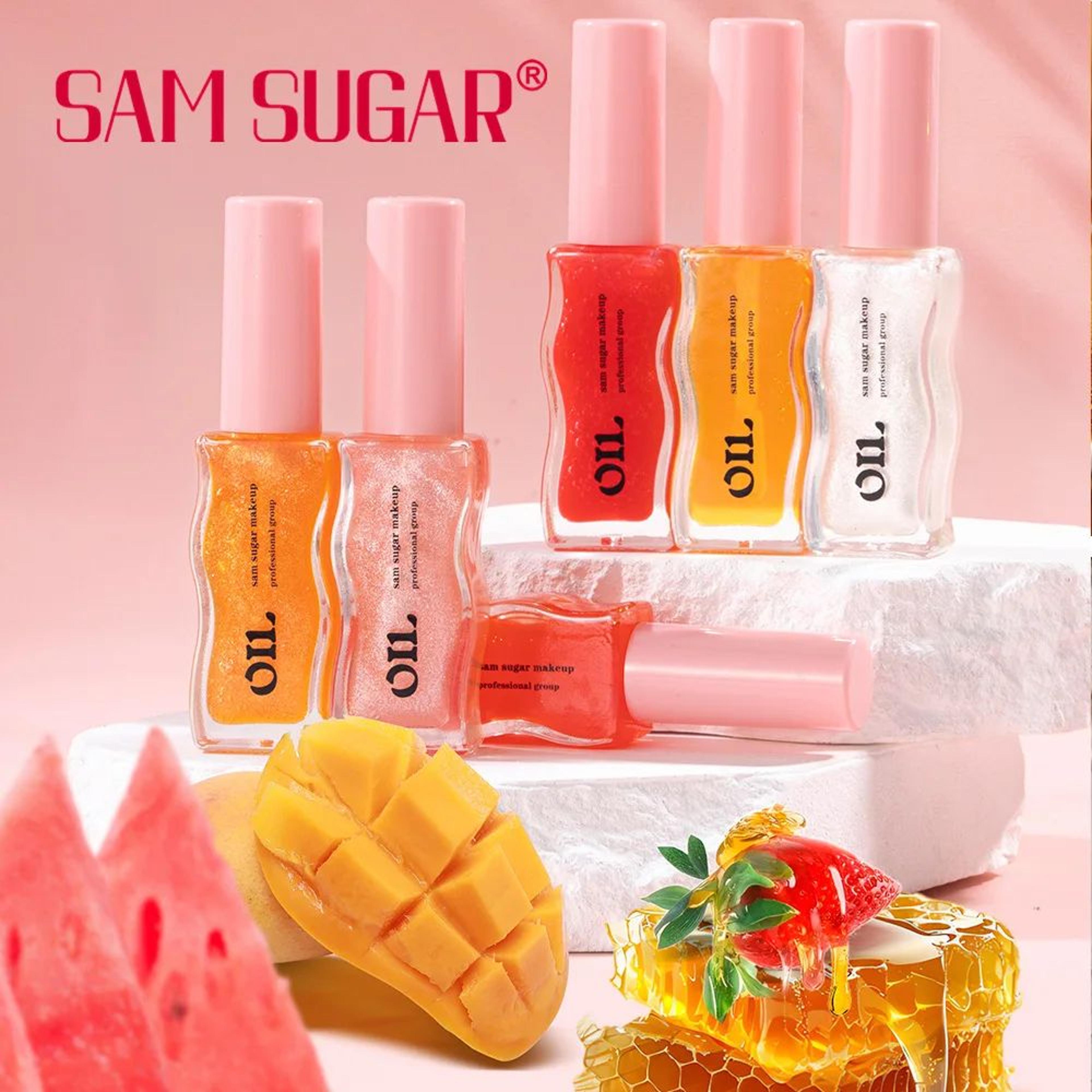 fruit honey essence lip oil strawberry tinted lip gloss jelly plumping lip glow