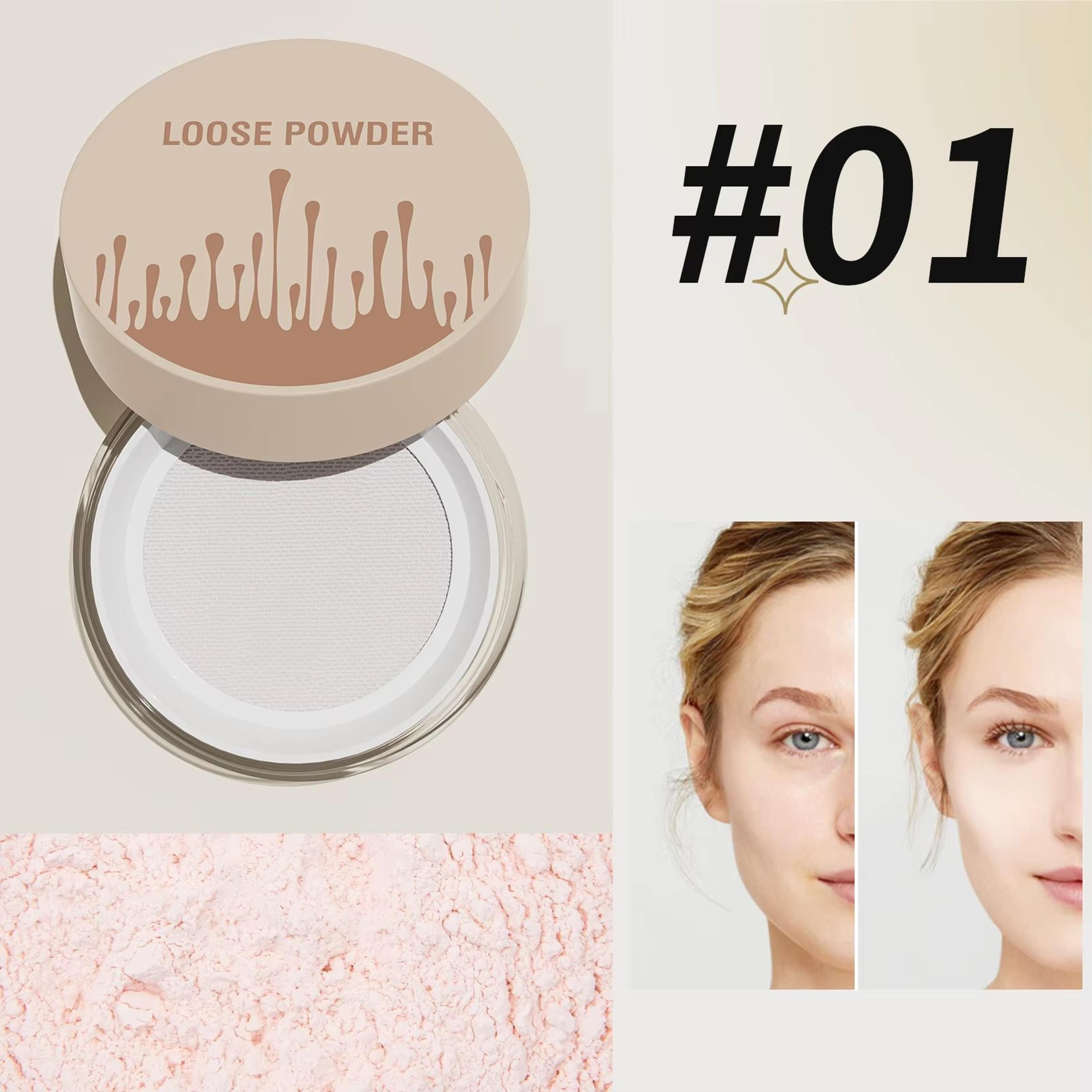 5 Color Loose Setting Powder Pore Blurring Matte Face Powder Long Lasting Makeup Finish 7
