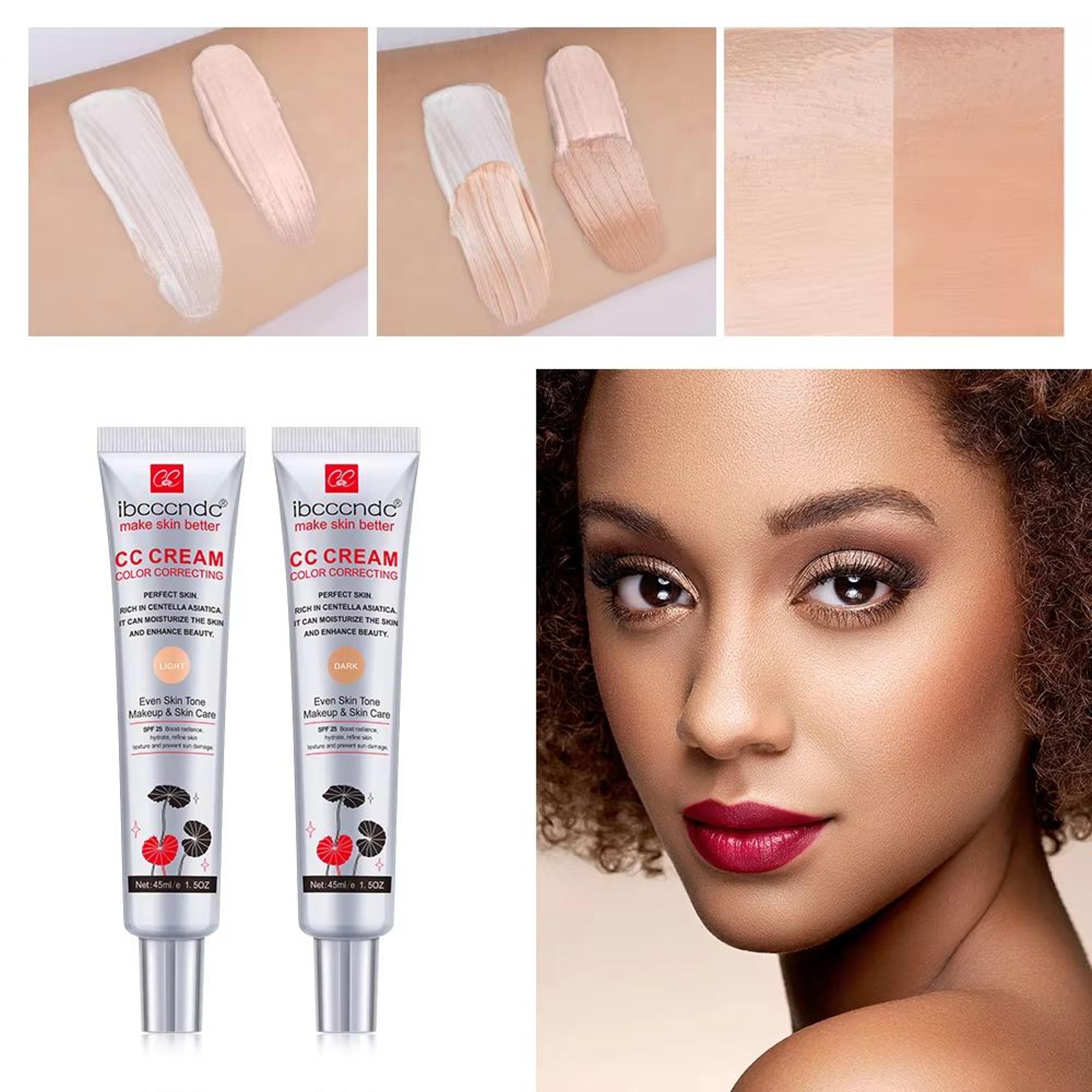 Waterproof CC Cream Moisturizing Color Correcting Cream Long Lasting Makeup Base 3