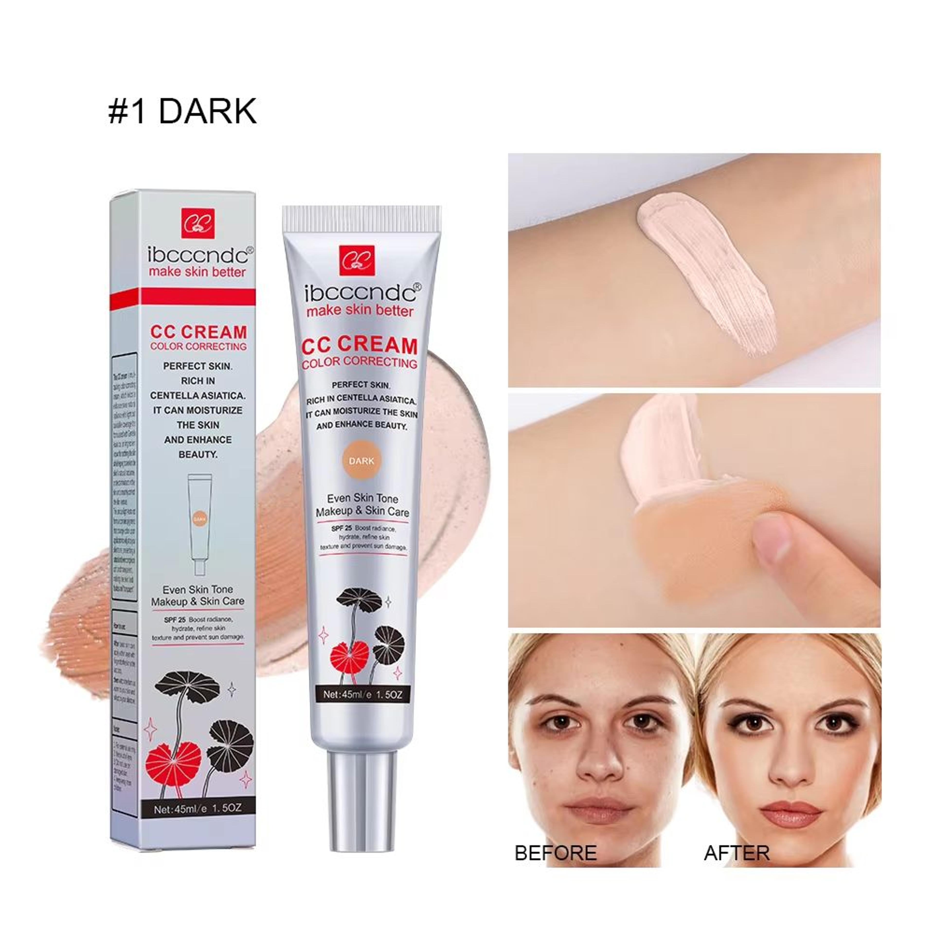 Waterproof CC Cream Moisturizing Color Correcting Cream Long Lasting Makeup Base 7
