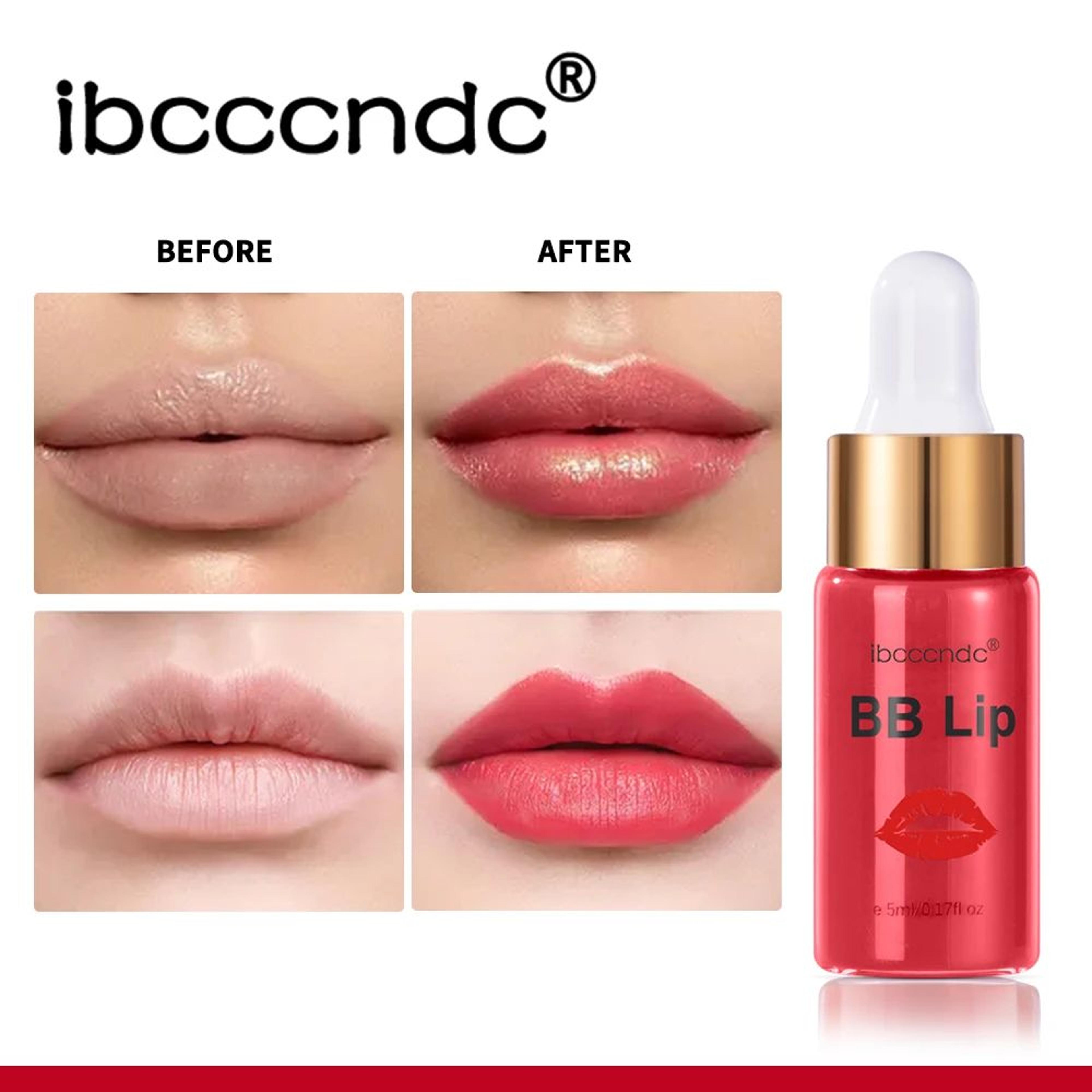 Korean BB Lips Ampoule Serum Starter Set Semi Permanent Lip Tint Serum Hydrating Lip Glow Kit 3