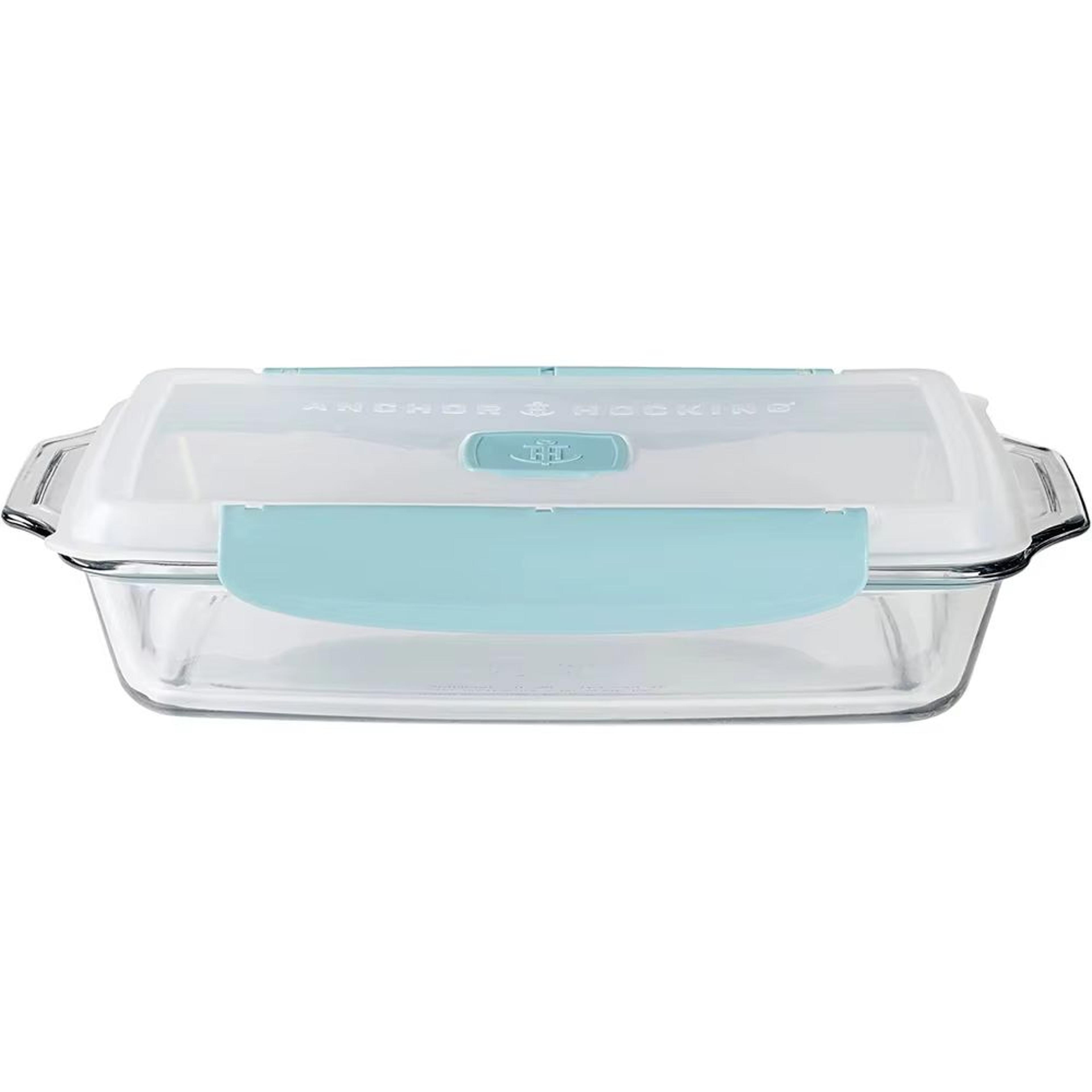 TrueLock 3 Quart Glass Baking Dish With Locking Lid And Steam Vent 1