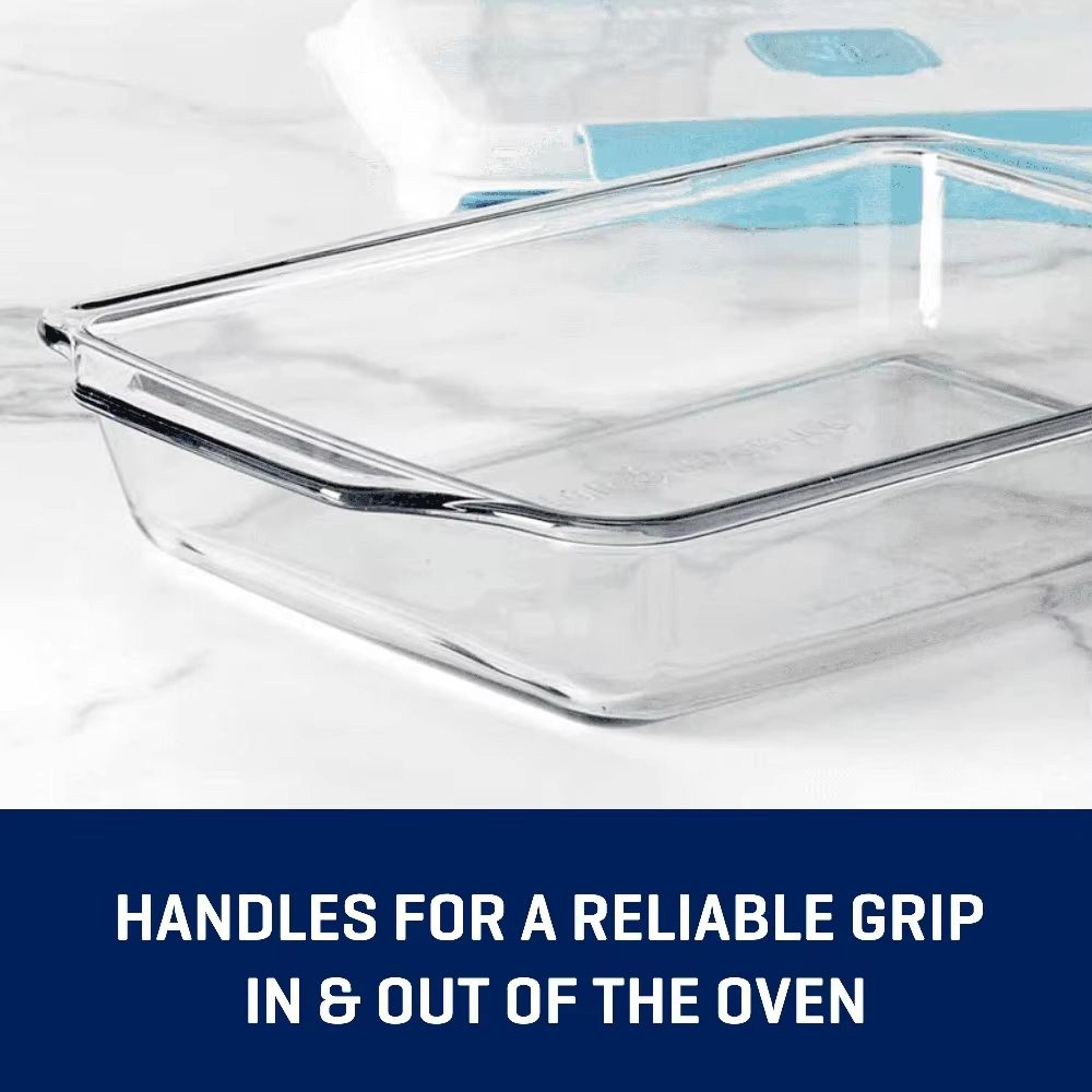 TrueLock 3 Quart Glass Baking Dish With Locking Lid And Steam Vent 3