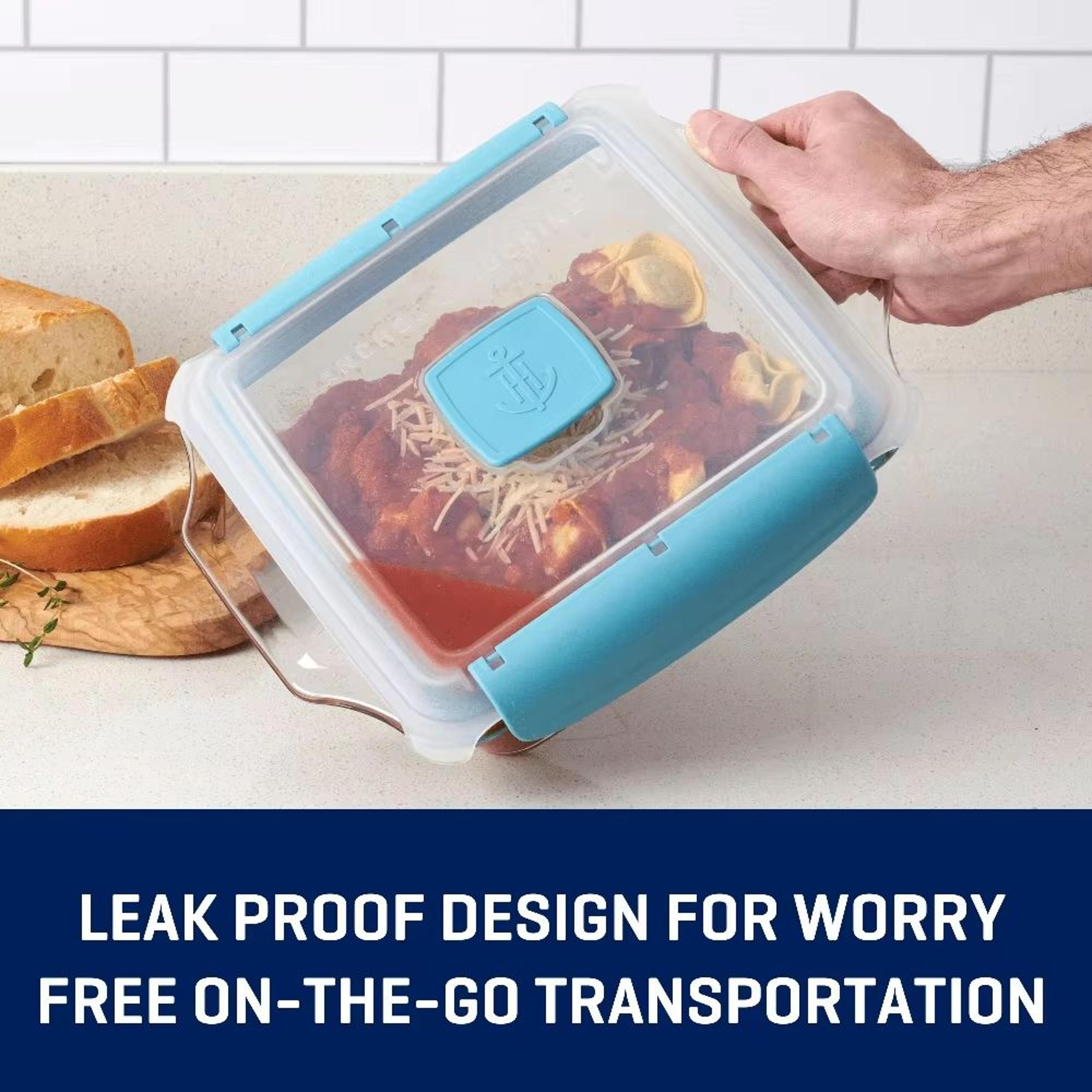 TrueLock 3 Quart Glass Baking Dish With Locking Lid And Steam Vent 5