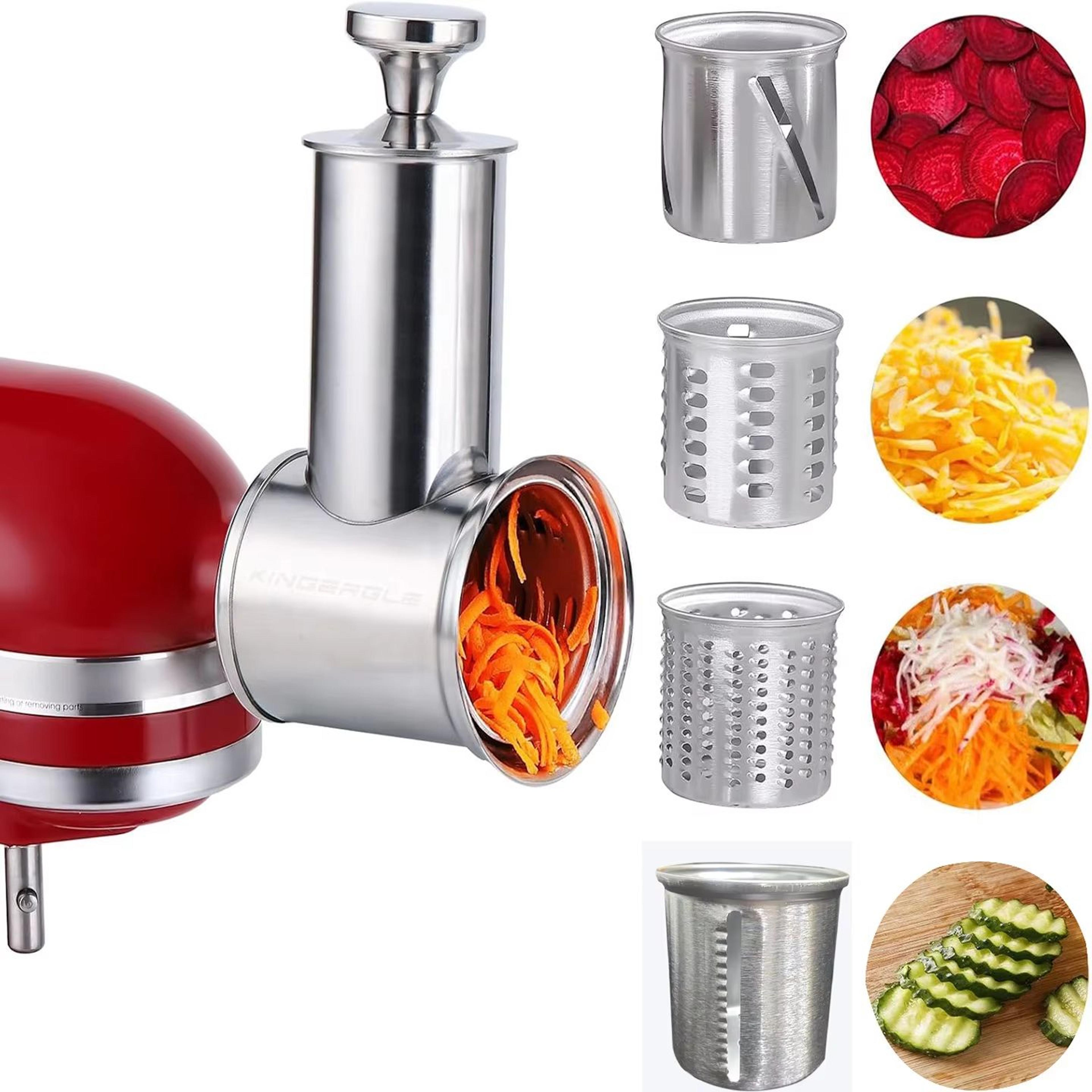 KA304 Large Stainless Steel Slicer Shredder Attachment For KitchenAid Mixers 1