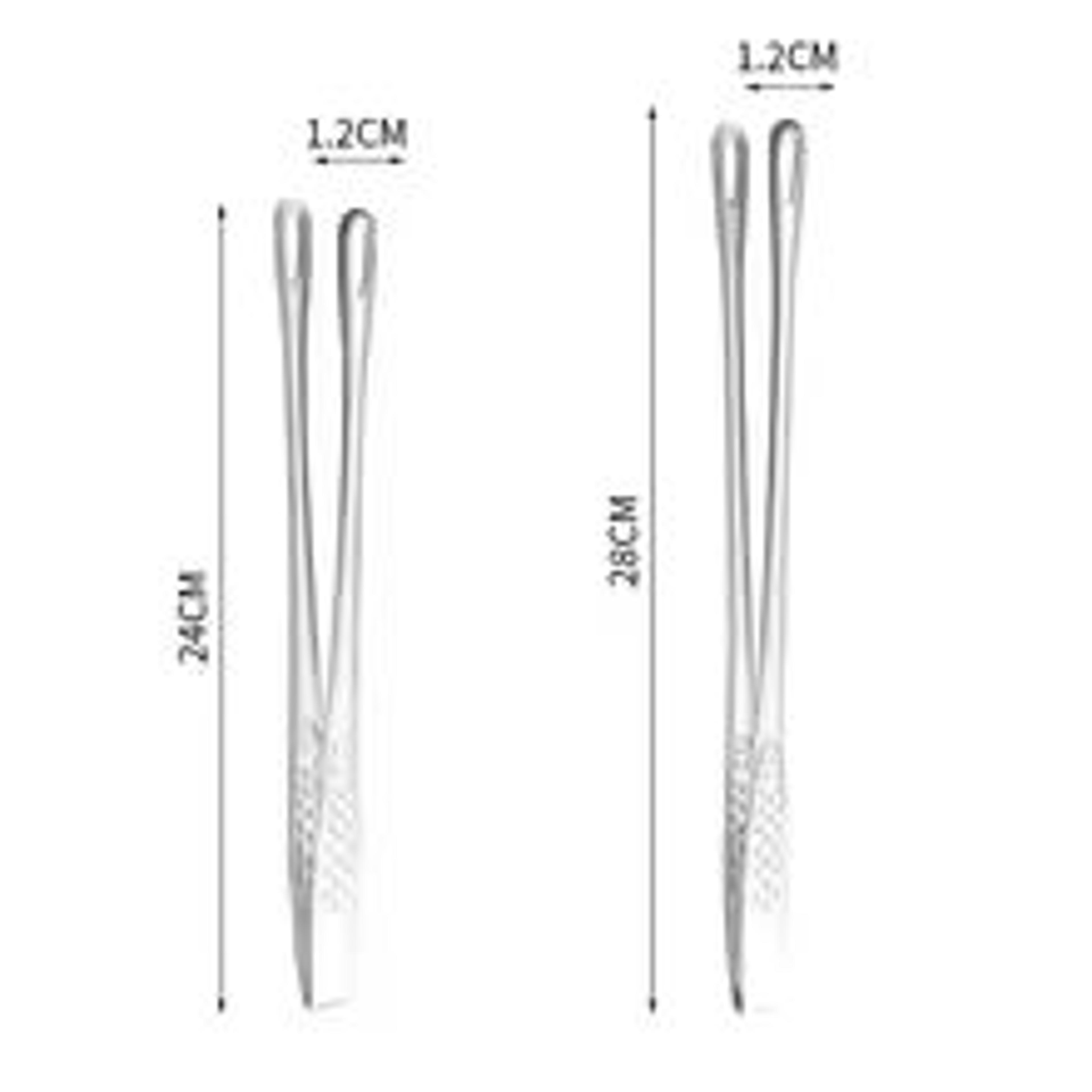 Stainless Steel Kitchen Tongs For BBQ Grill Cooking Salad And Serving 4