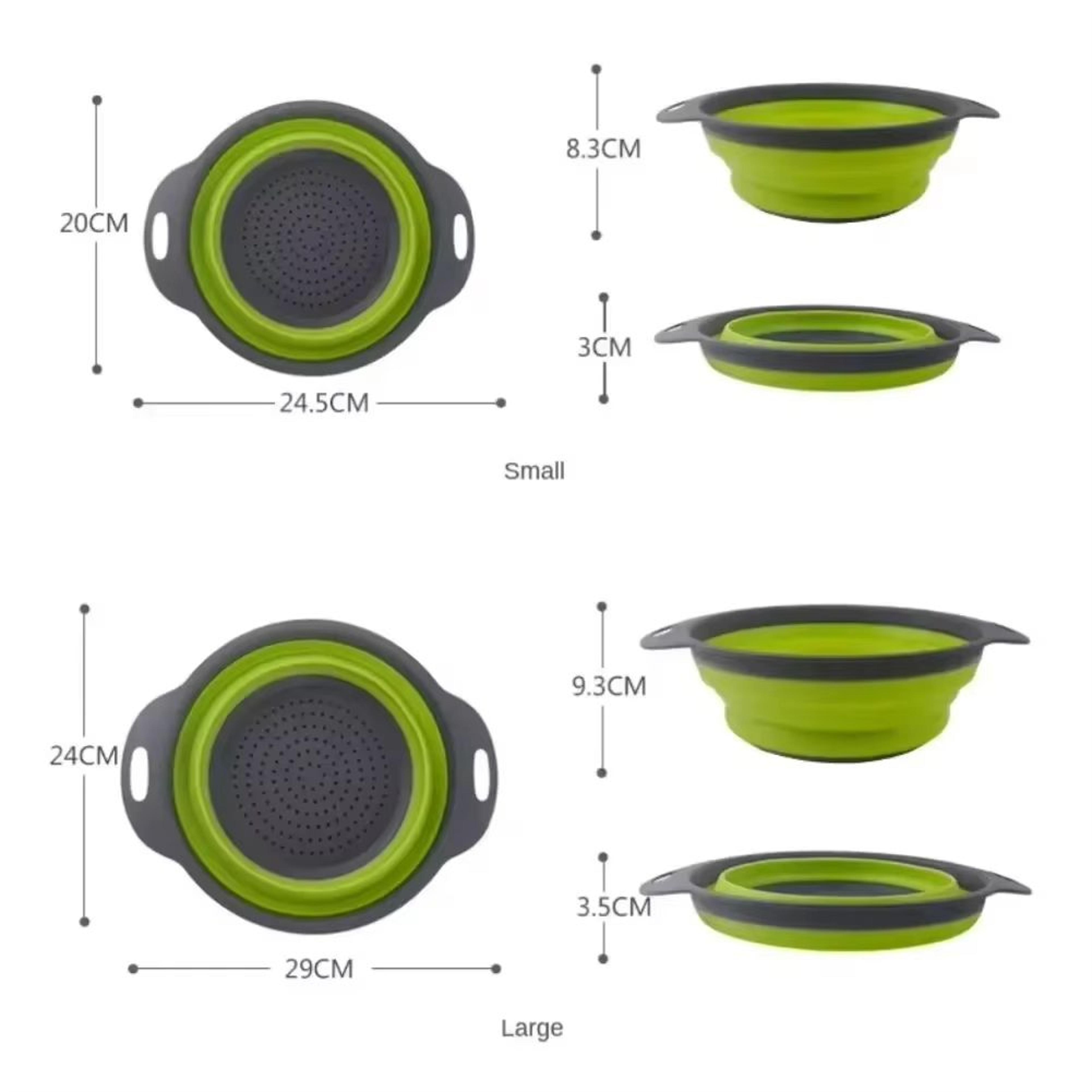 Foldable Collapsible Drain Basket For Washing Fruits And Vegetables 5