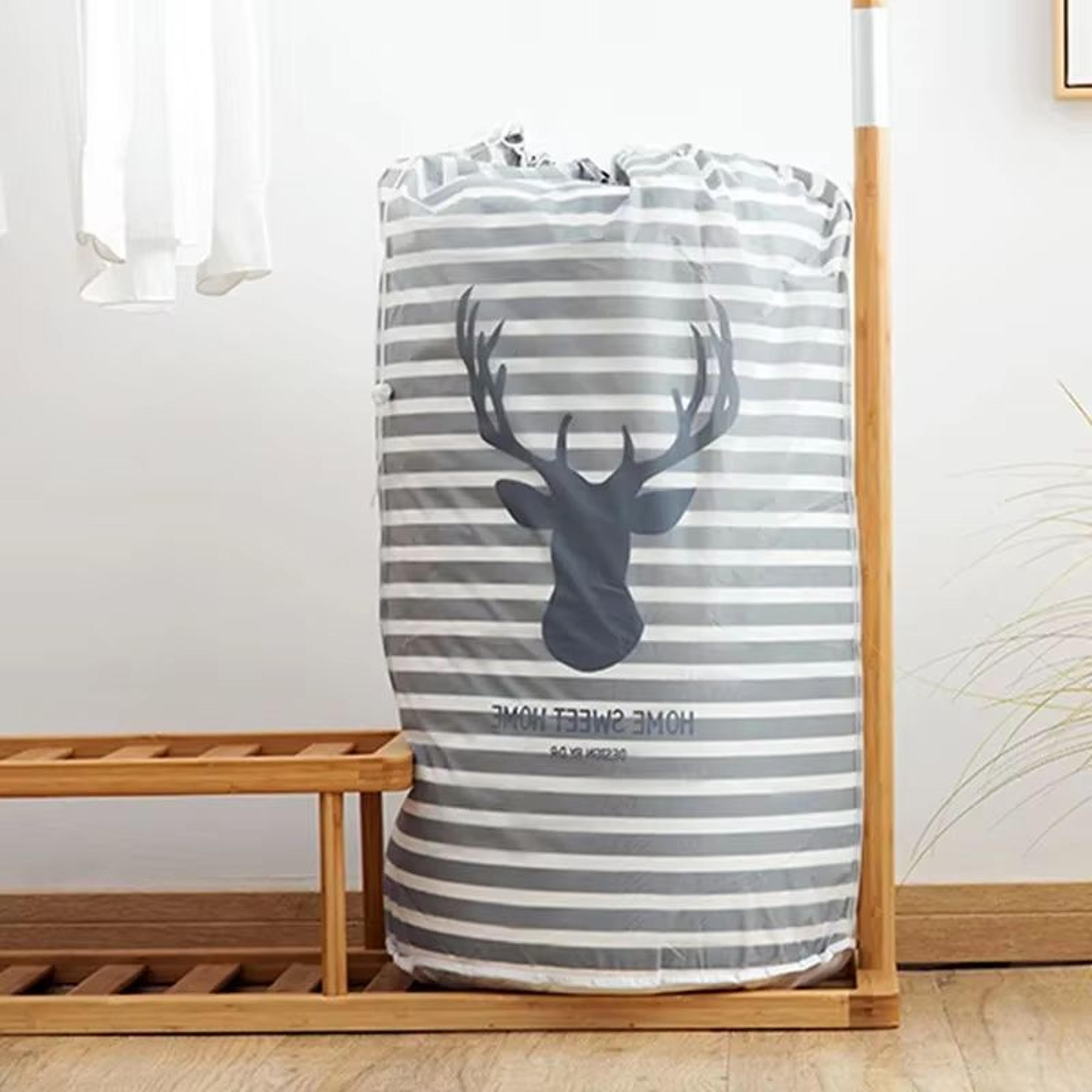 Large Waterproof Clothes Storage Bag Foldable Blanket Storage Organizer For Bedding Pillows  Home O 6