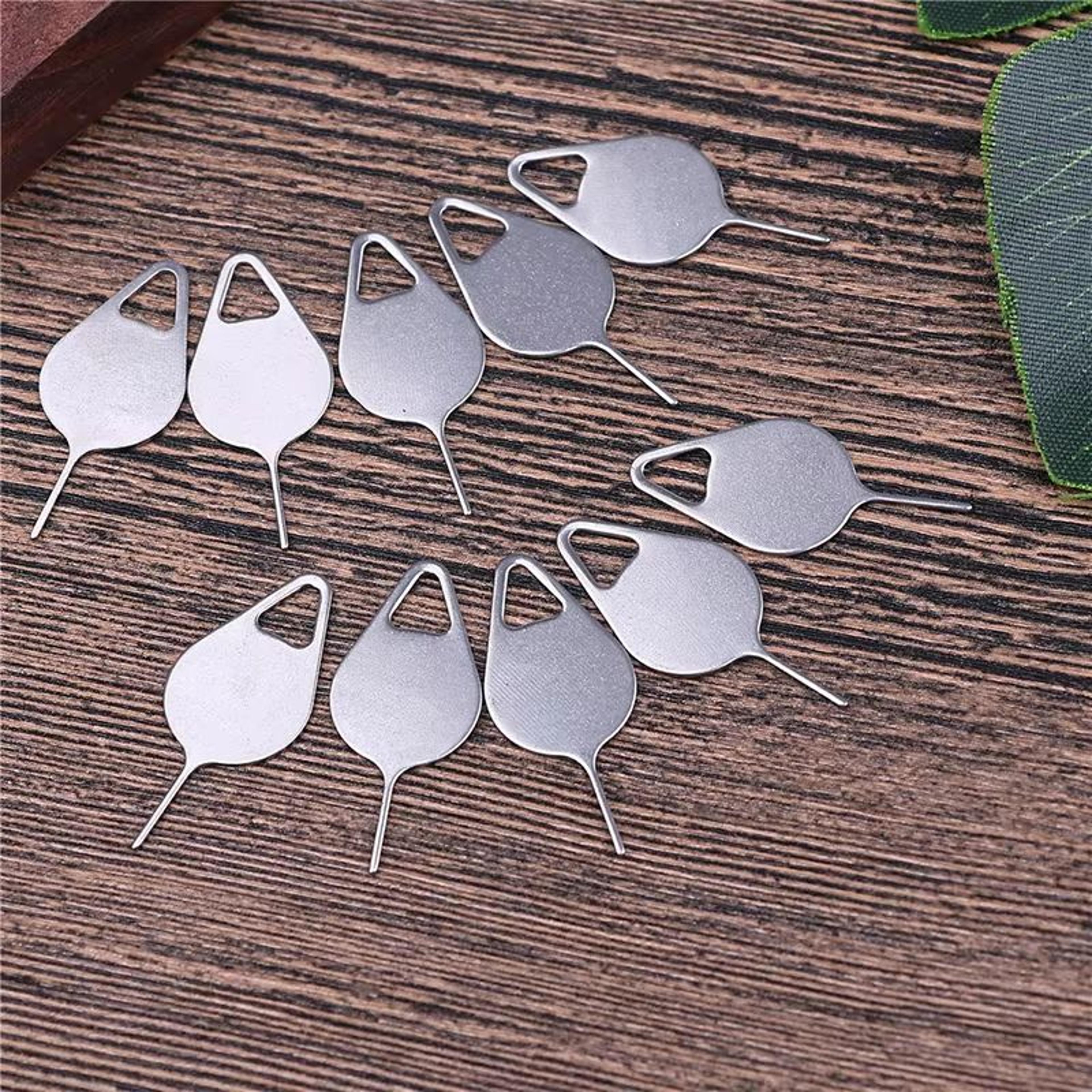50PCS Universal SIM Card Tray Ejector Pin Stainless Steel SIM Card Removal Tool Set For IPhone Andr 1