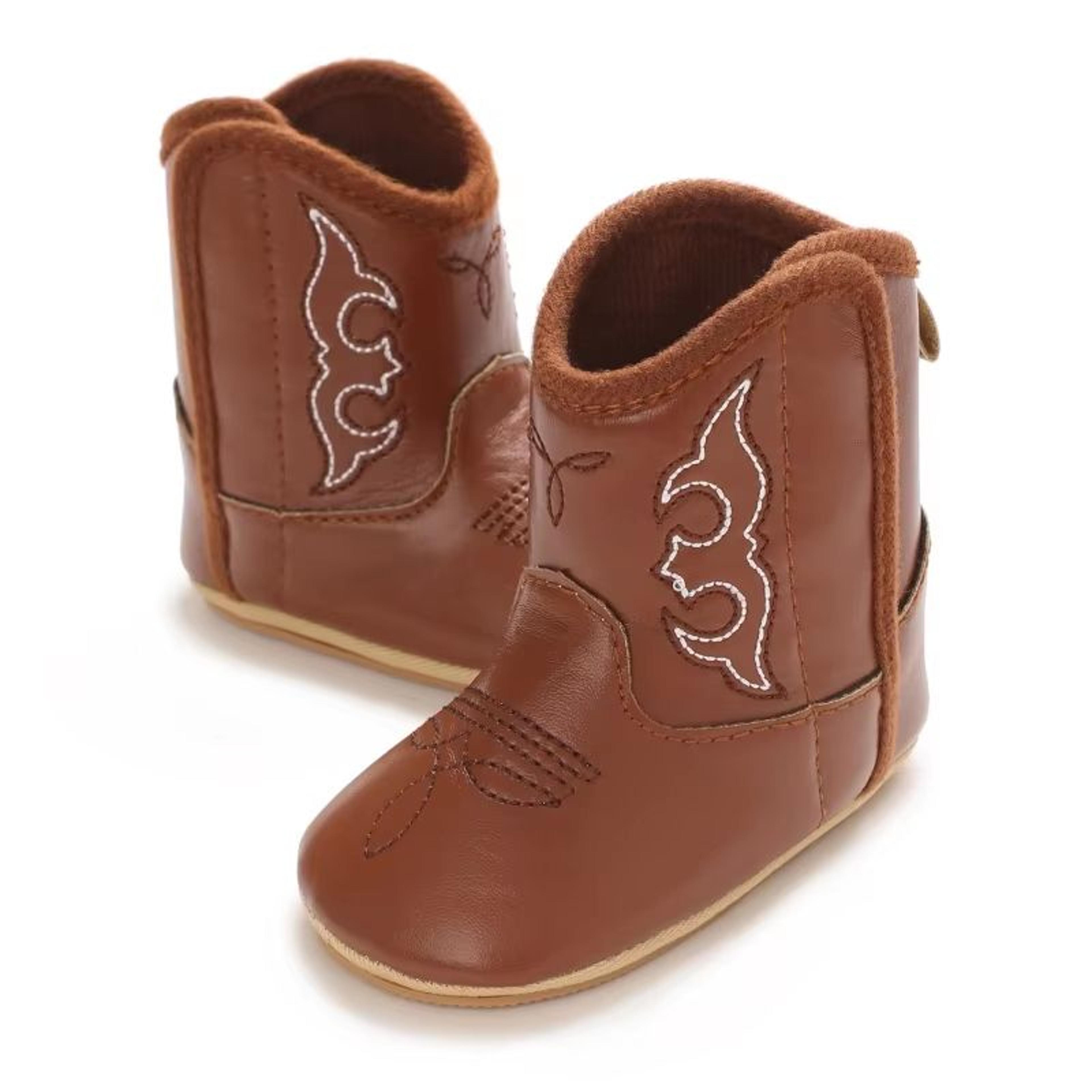 Cute Printed Baby Boots For Newborns Soft PU Sole First Walker Shoes For 018 Months  Lightweight Sp 3