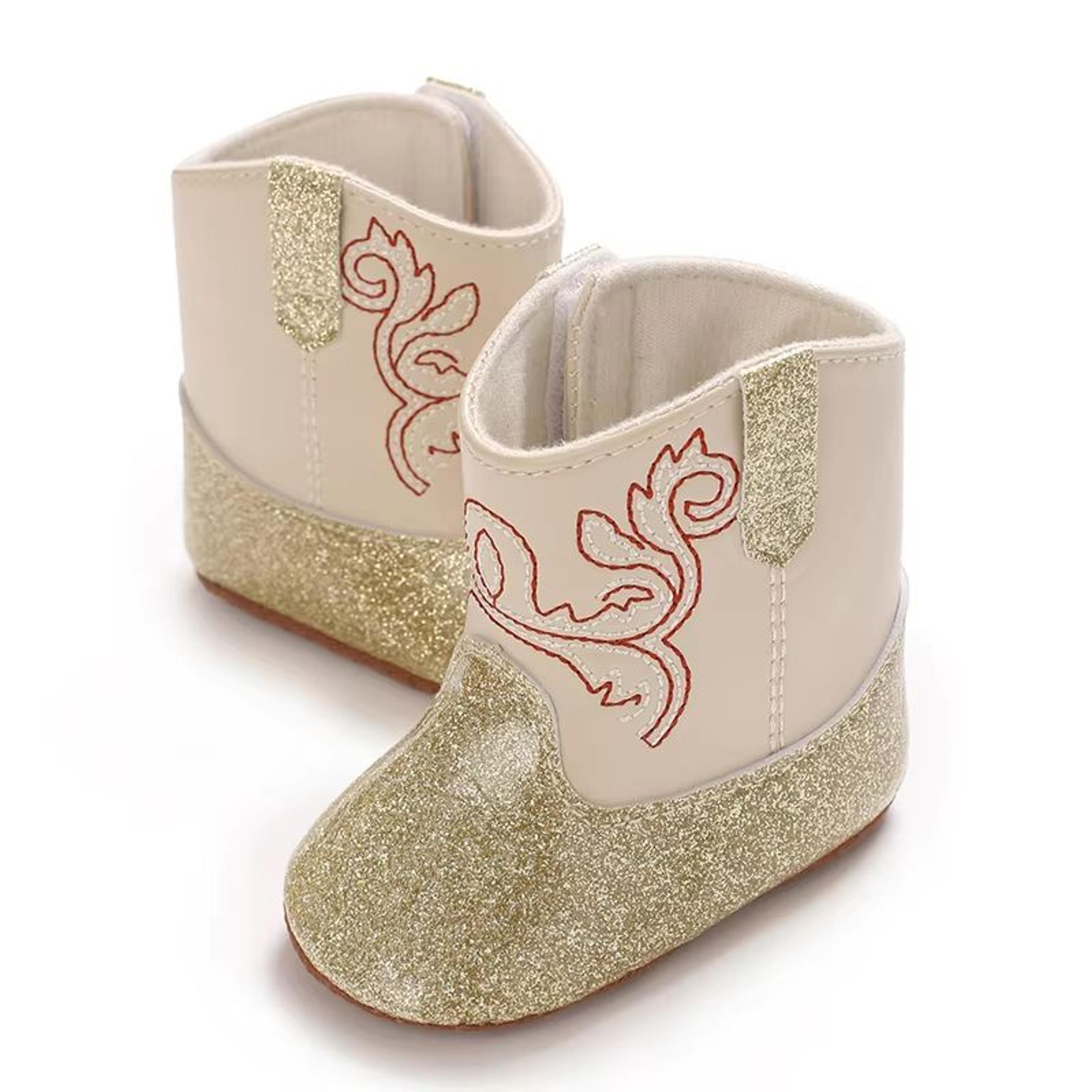 Sequined Baby Fashion Booties Soft Sole First Walker Shoes For 018 Months  Stylish Spring  Autumn I 2