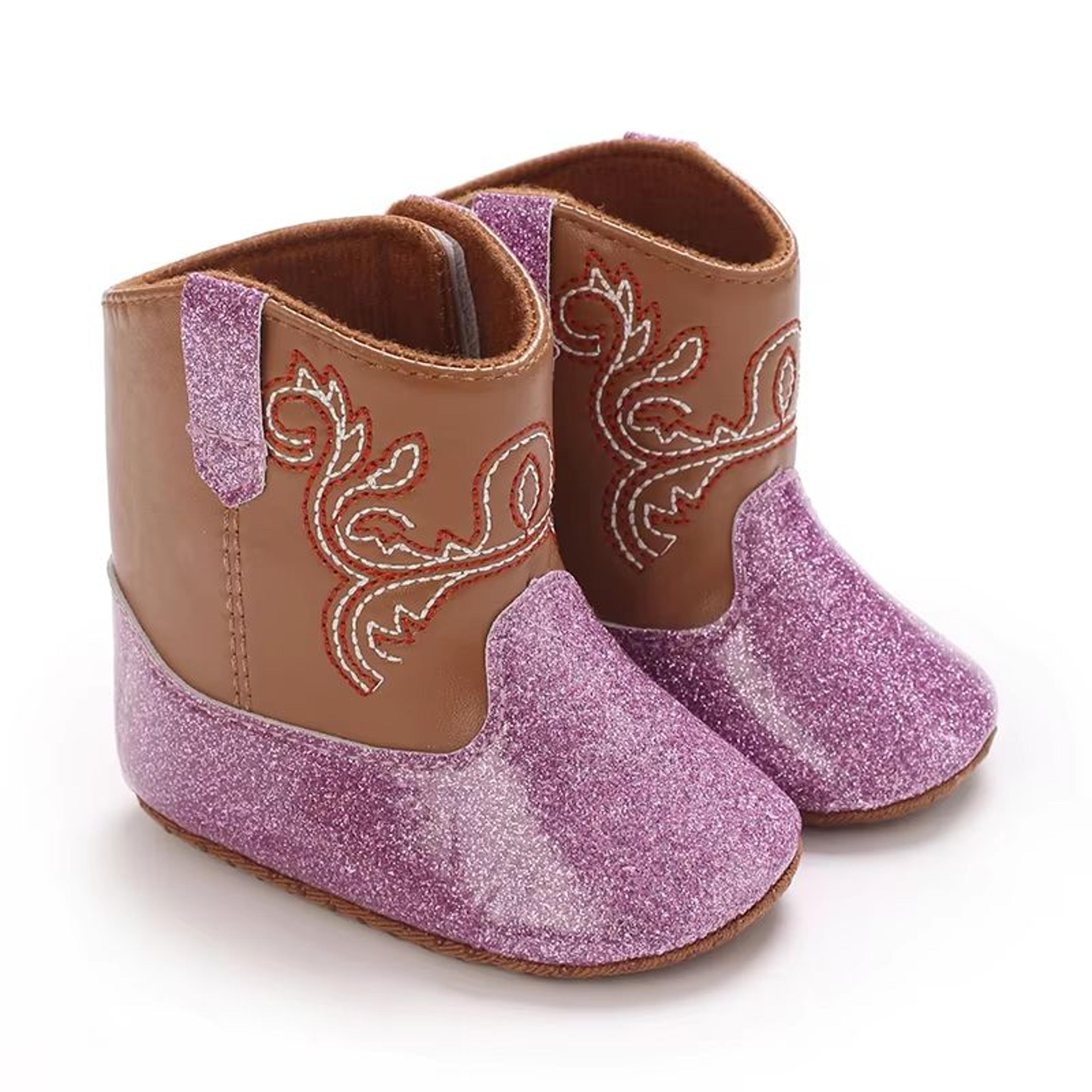 Sequined Baby Fashion Booties Soft Sole First Walker Shoes For 018 Months  Stylish Spring  Autumn I 6
