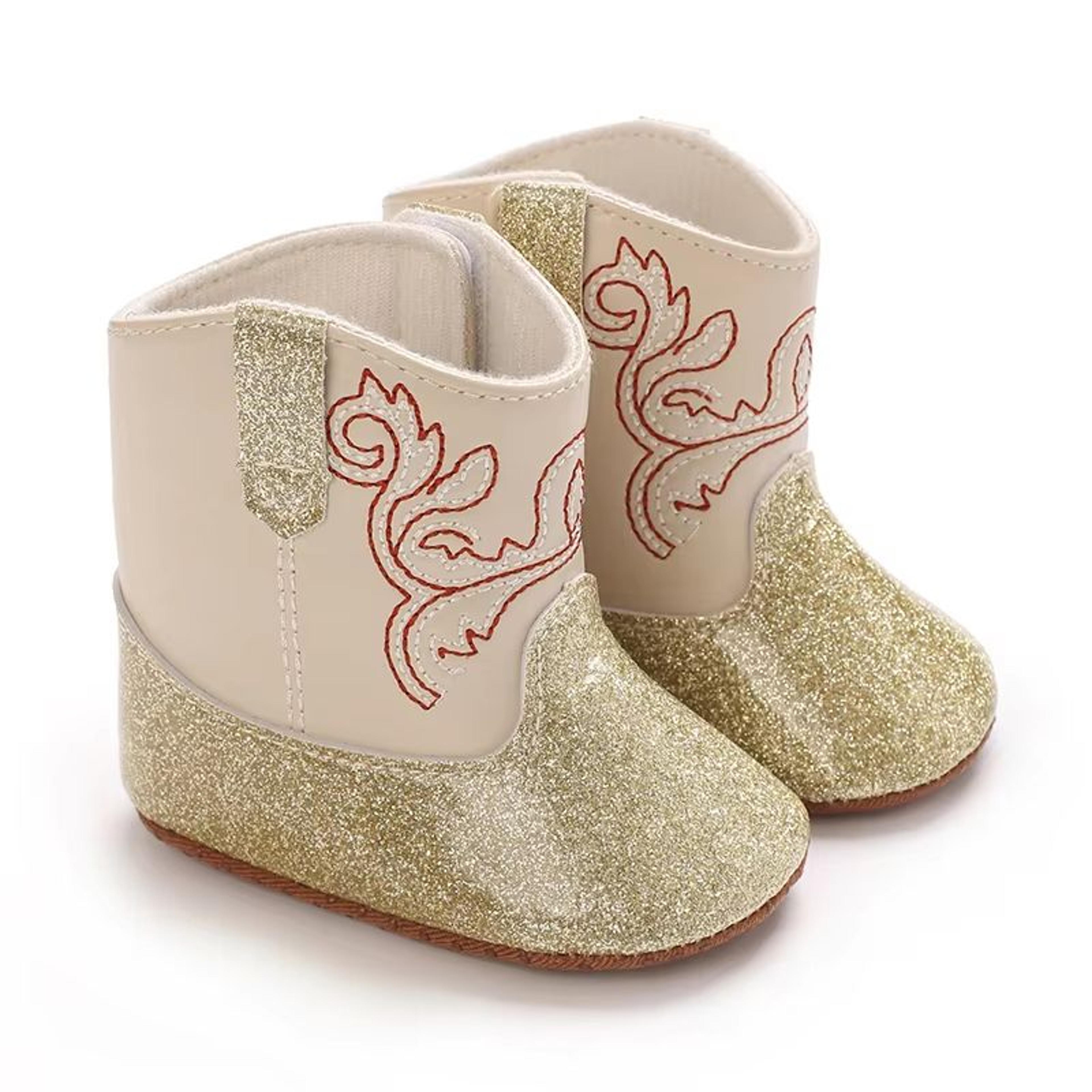 Sequined Baby Fashion Booties Soft Sole First Walker Shoes For 018 Months  Stylish Spring  Autumn I 7