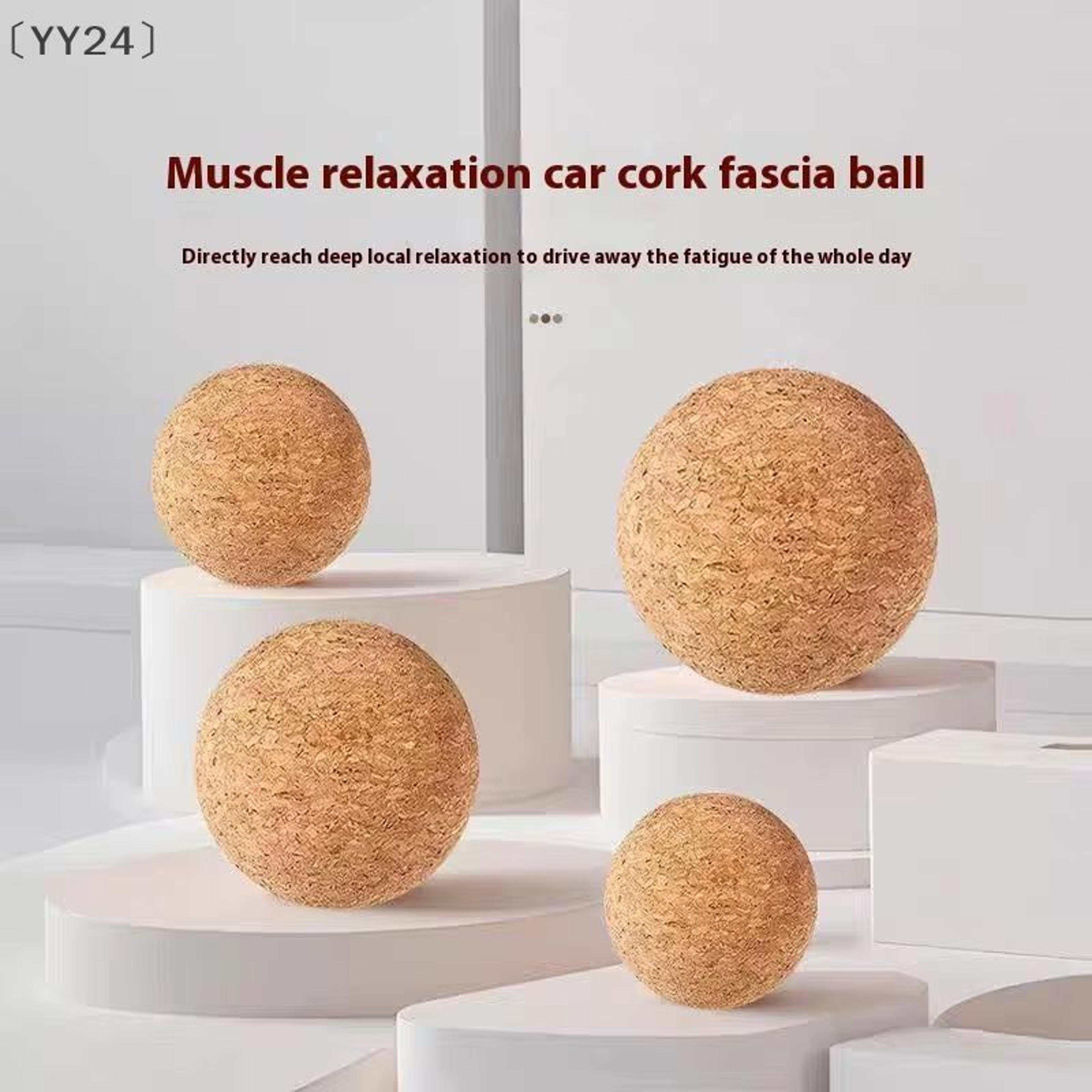 Natural Cork Massage Ball For Trigger Point Therapy Deep Tissue Myofascial Release Ball For Yoga Ba 4