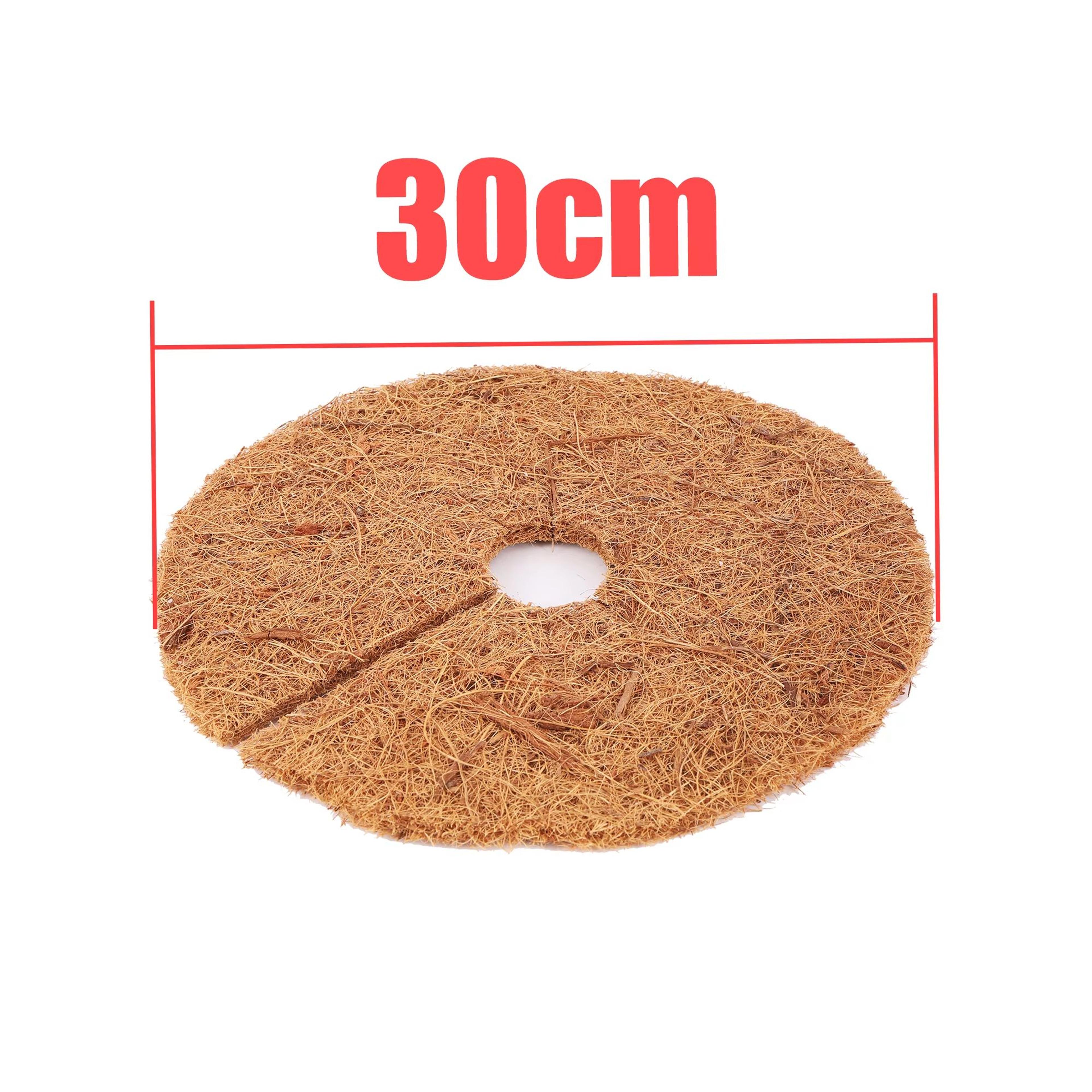 Natural Coconut Fiber Tree Mulch Mat  Round Coconut Coir Plant Protector Disc For Weed Control  Soi 6