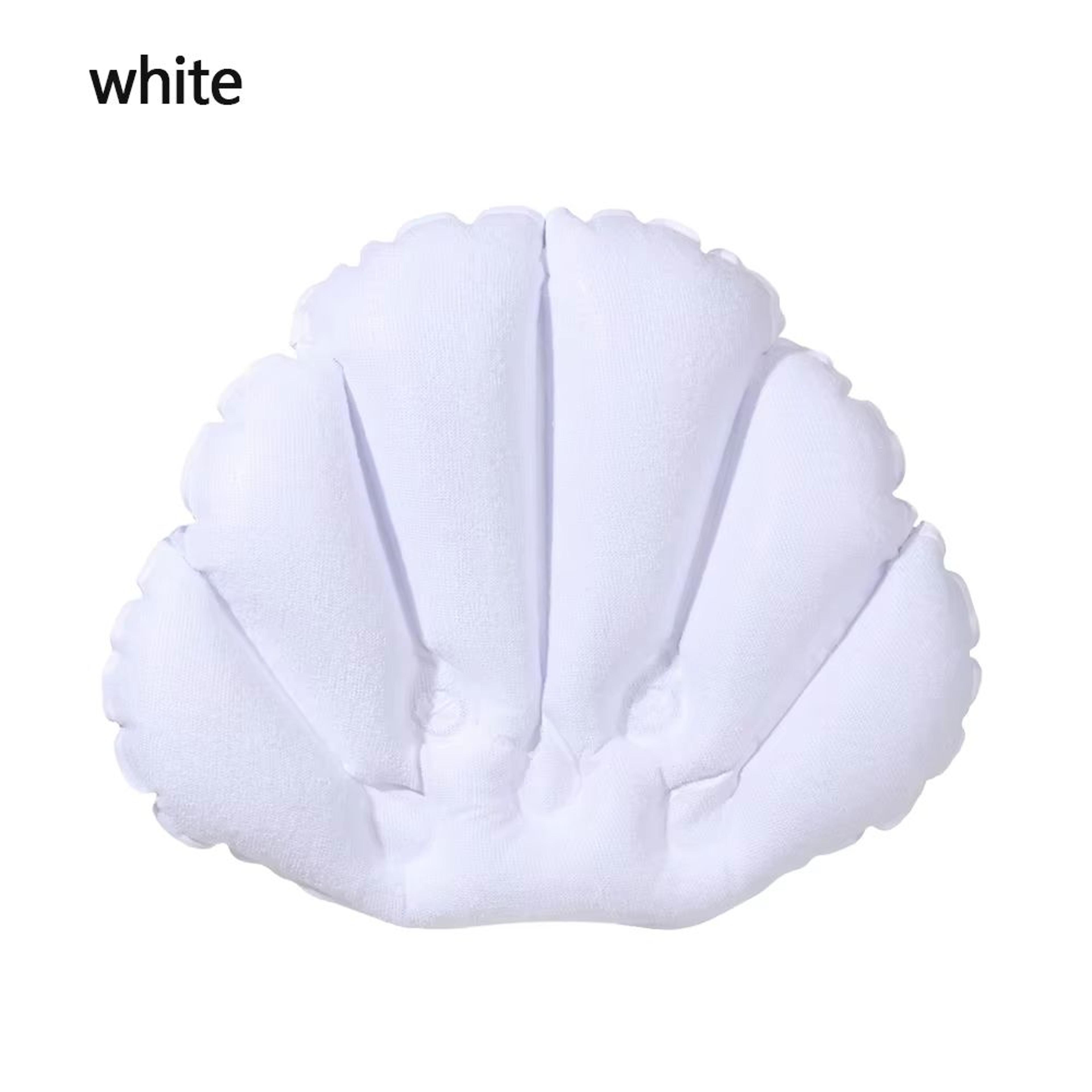 Inflatable Spa Bath Pillow With Suction Cups Soft Bathtub Neck Support Pillow 6