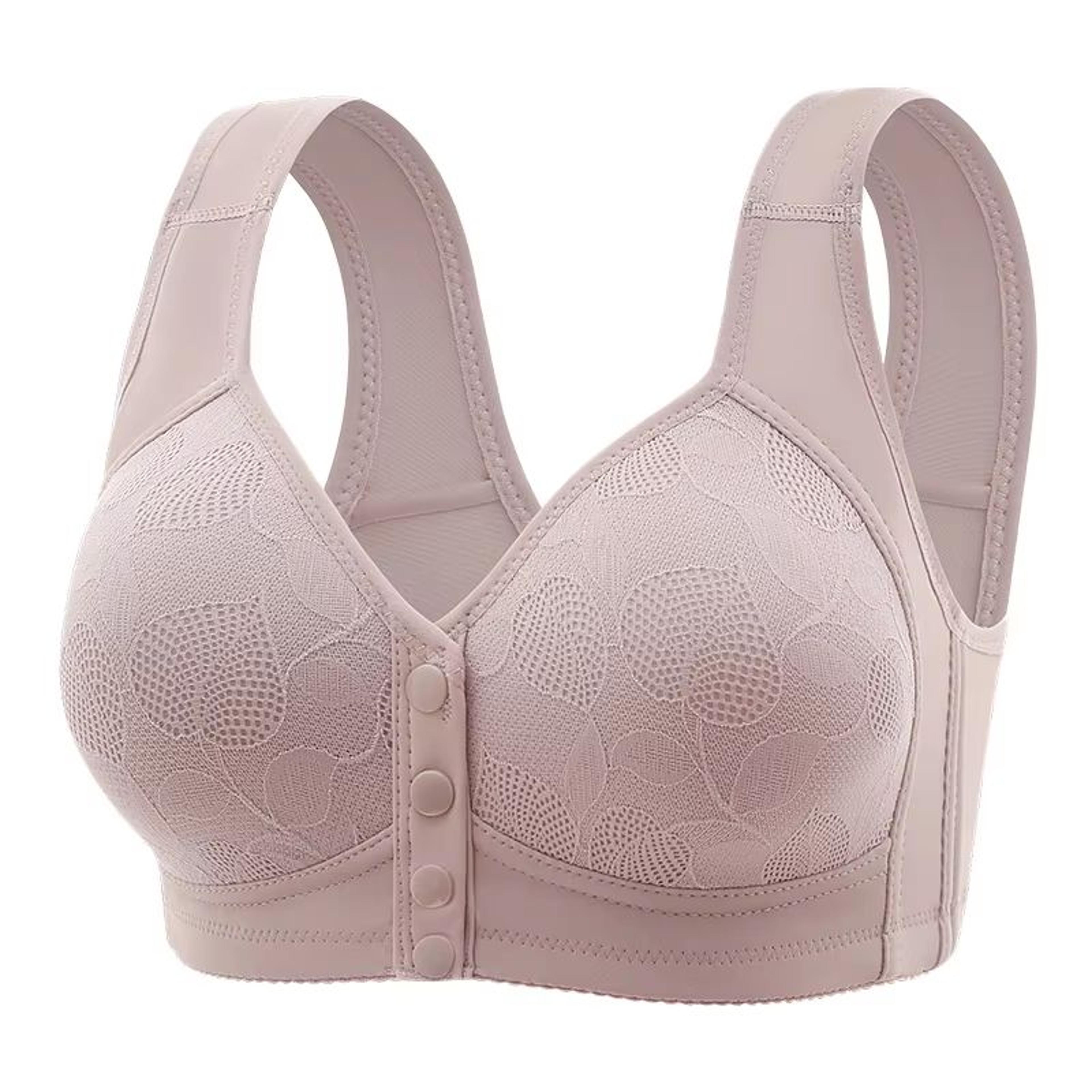ultra-comfort front open nursing bra – traceless wire-free breastfeeding bra for pregnancy & postpartum