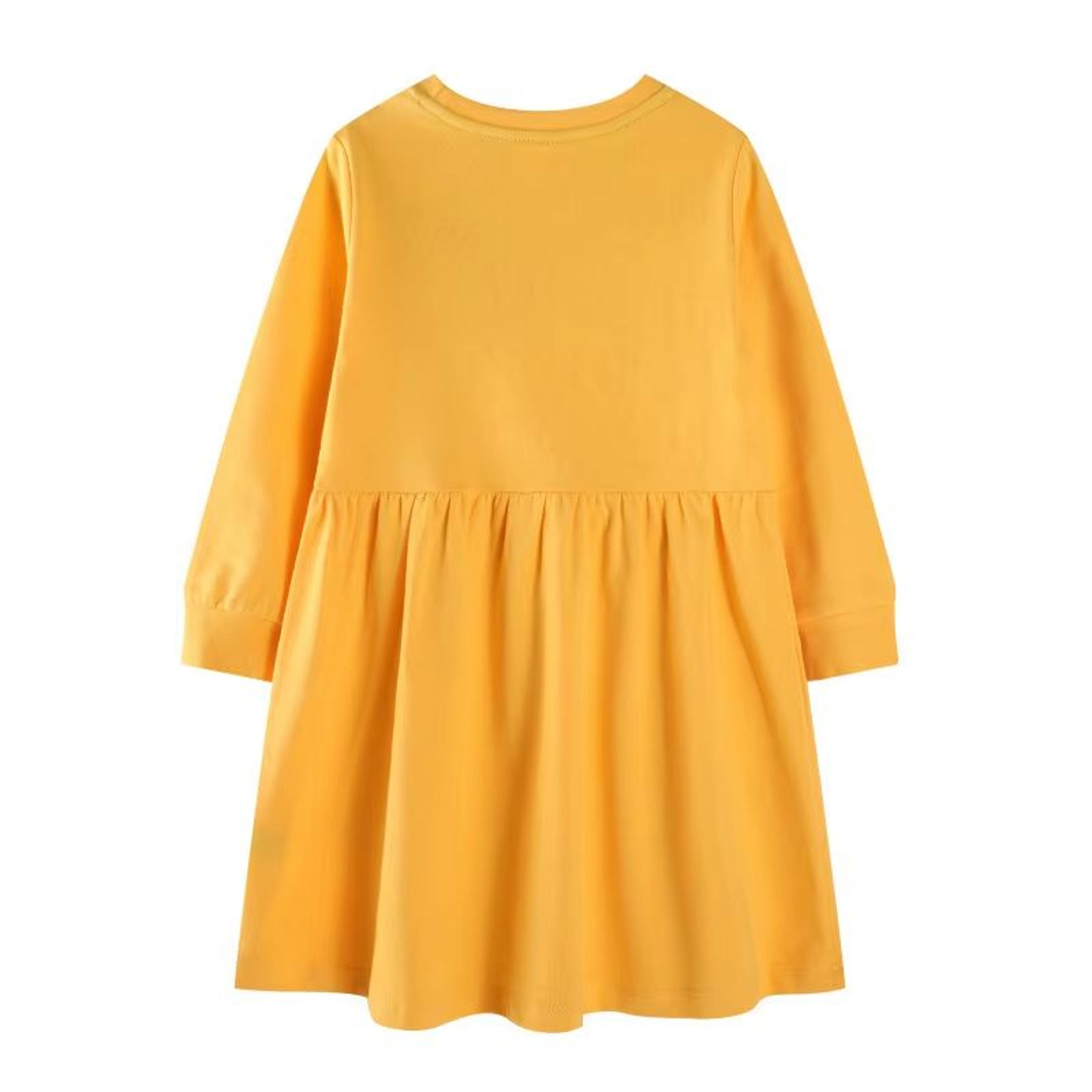 Jumping Meters Rainbow Sweater Dress Long Sleeve Girls Cotton Dress Autumn Winter Toddler Party Dre 1