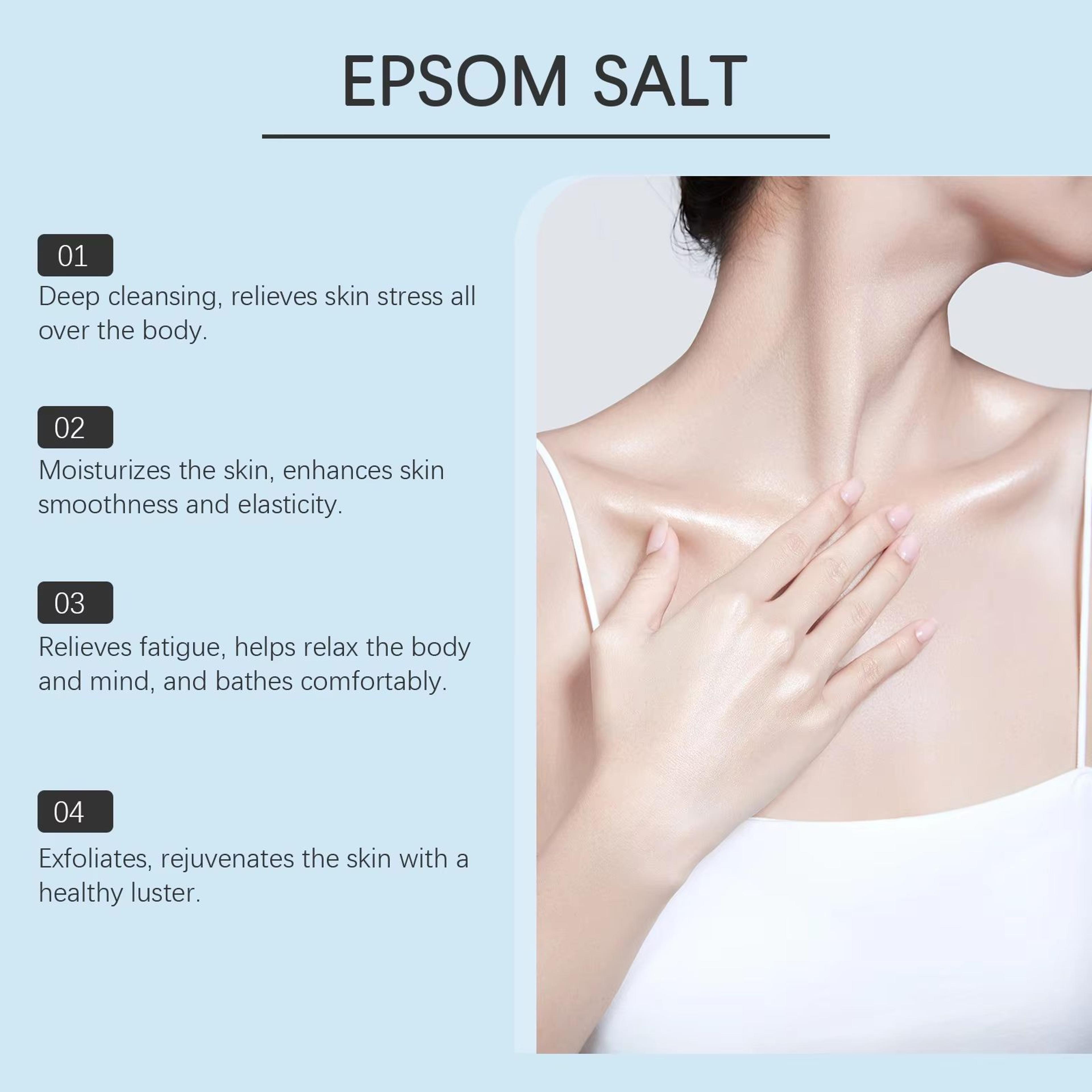 Spa Exfoliating Bath Salt Scrub Moisturizing Dead Skin Removal Body Scrub Soothing Salt Body Wash S 4