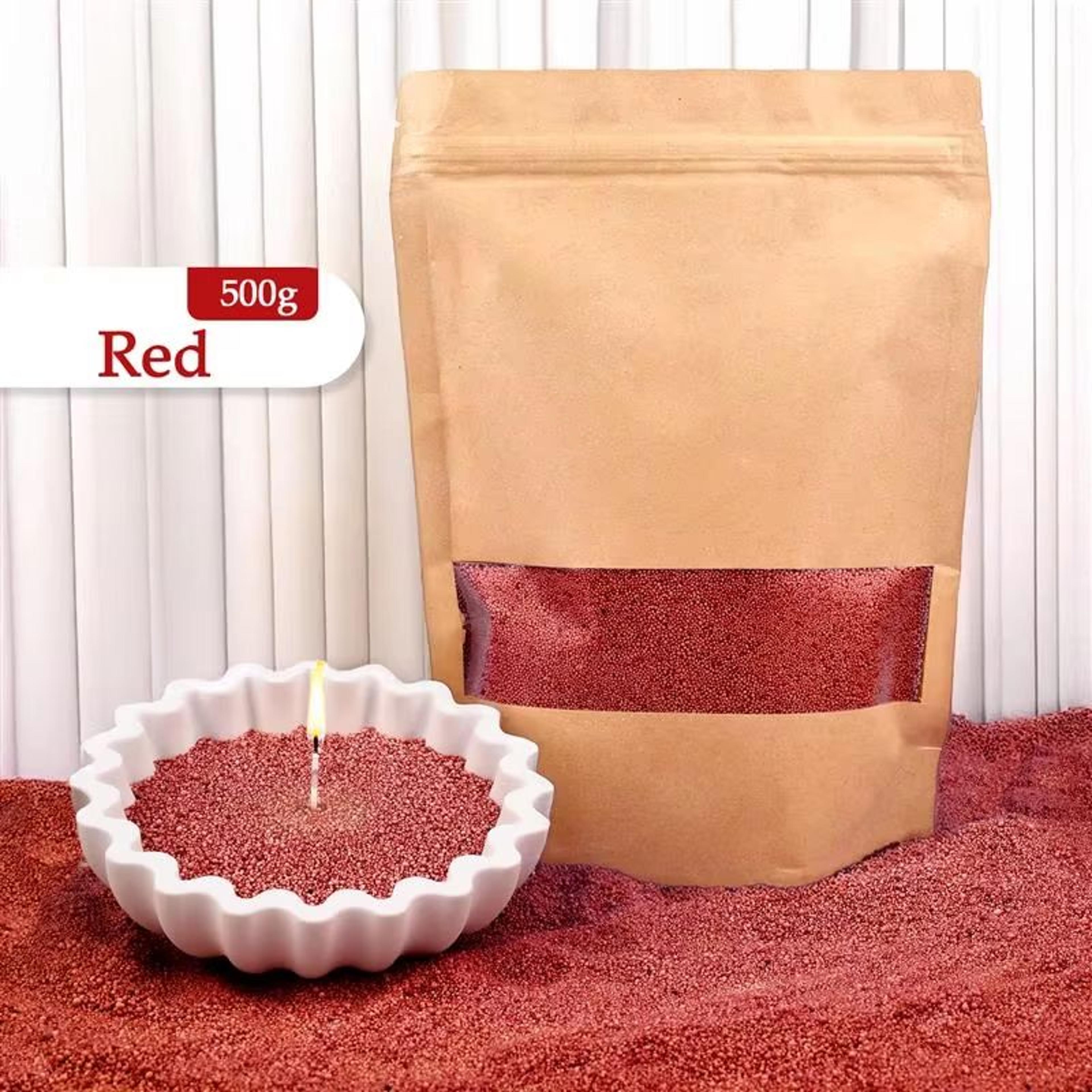 Creative DIY Candle Sand Wax Colorful Pearl Granules For Handmade Candle Crafts 8
