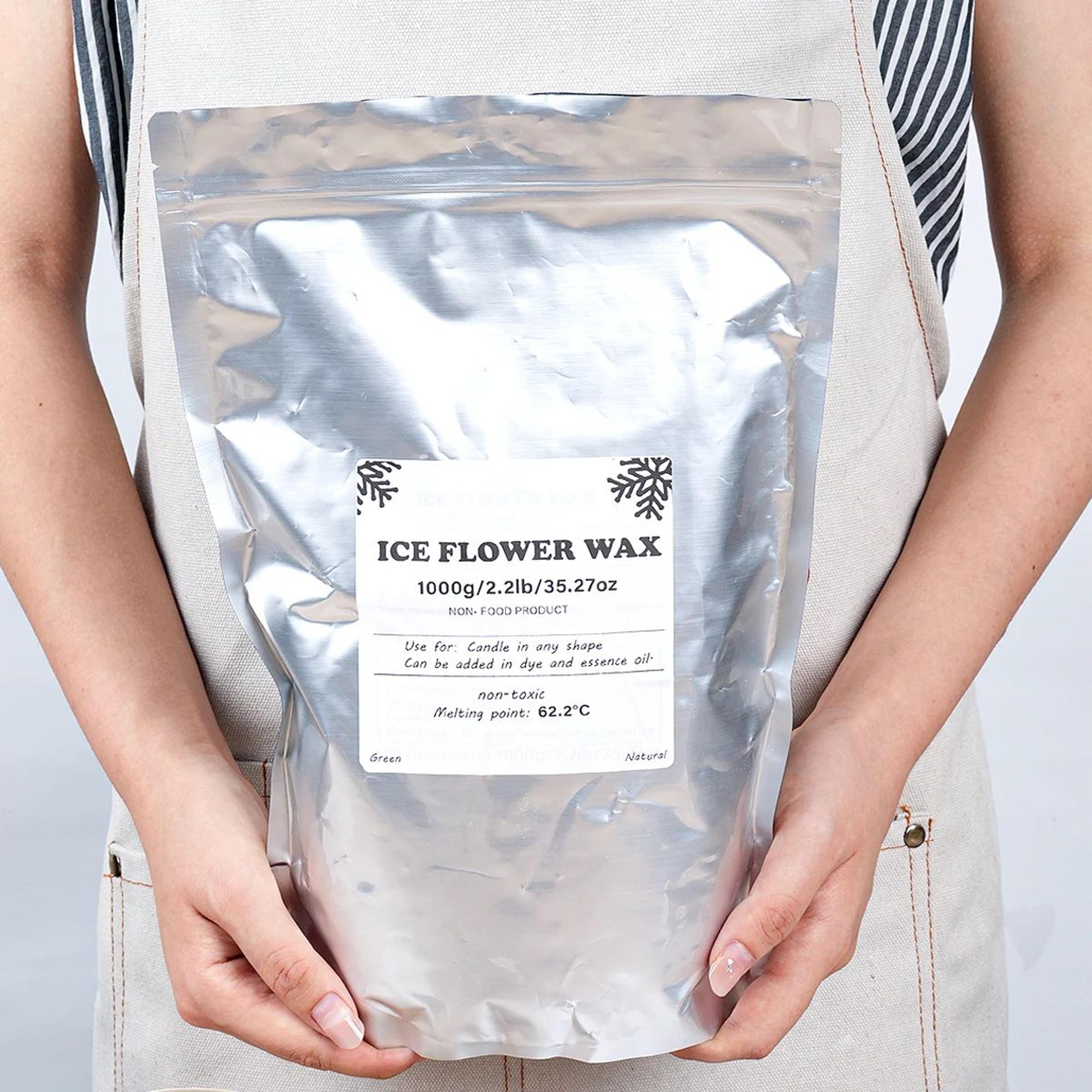 White Sand Wax For Candle Making Ice Flower Pearl Granules DIY Scented Candle Craft Material 2